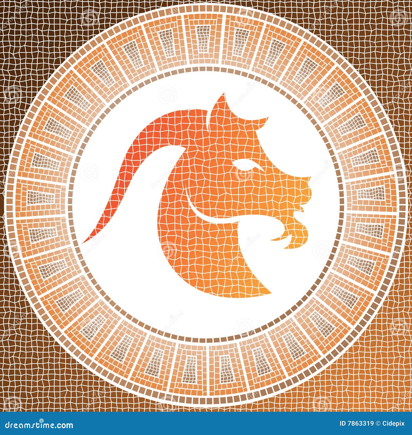 Element earth capricorn stock vector. Illustration of element 7863319