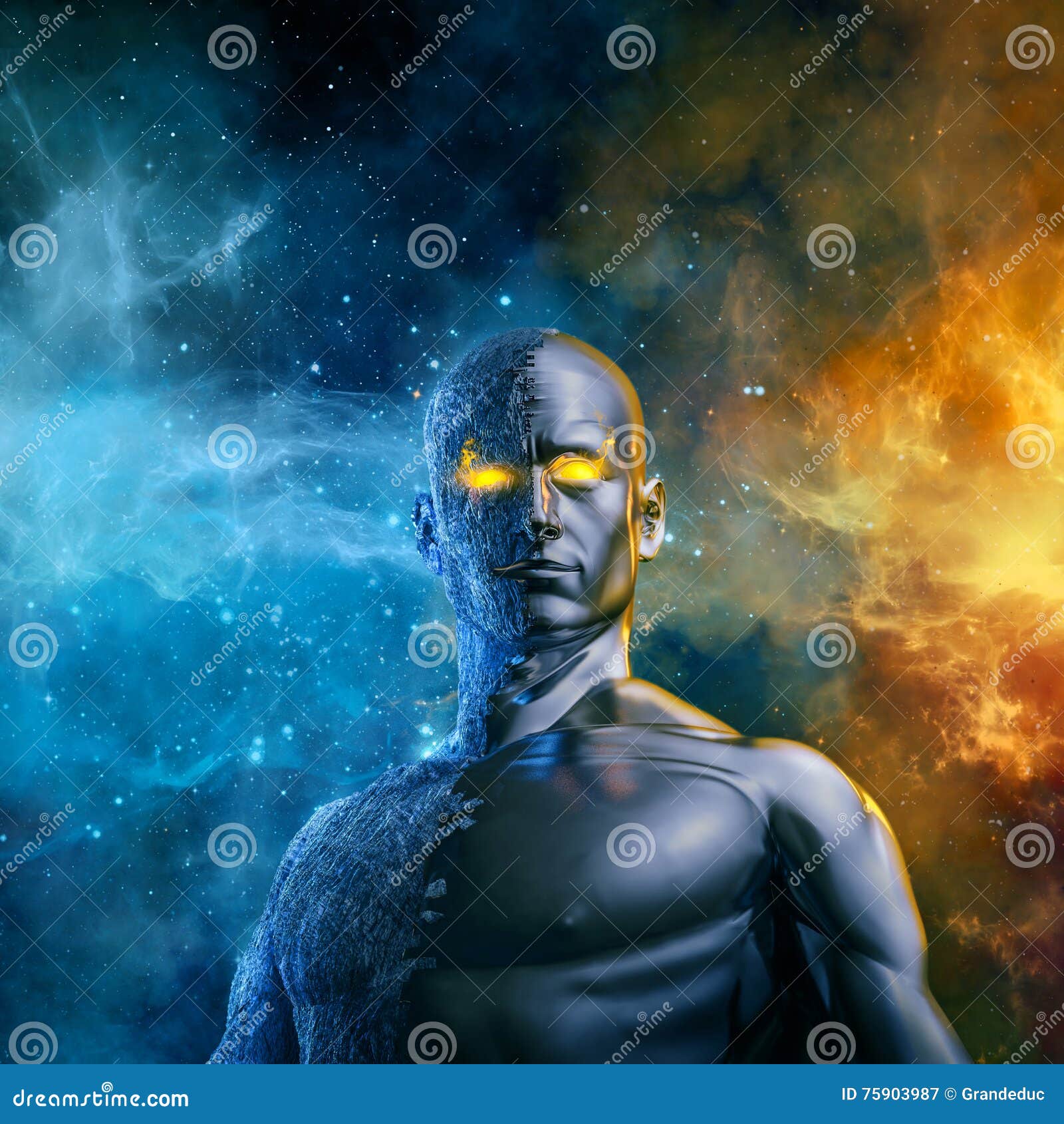elemental galactic hero stock illustration illustration of science elemental background