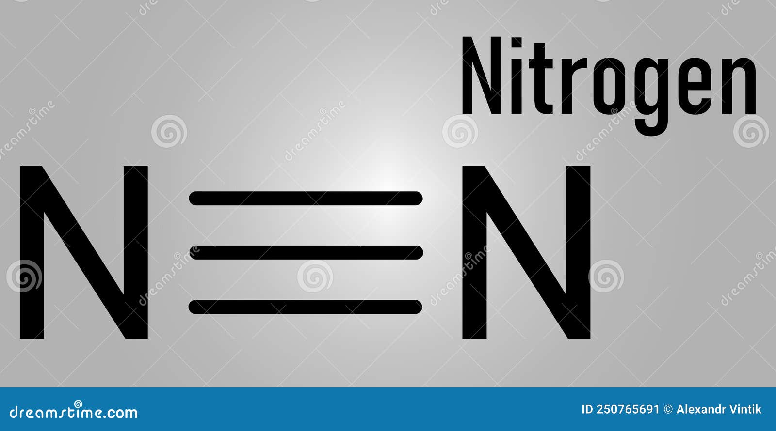 Elemental Nitrogen (N2) Molecule. Nitrogen Gas Is The Main Component Of ...