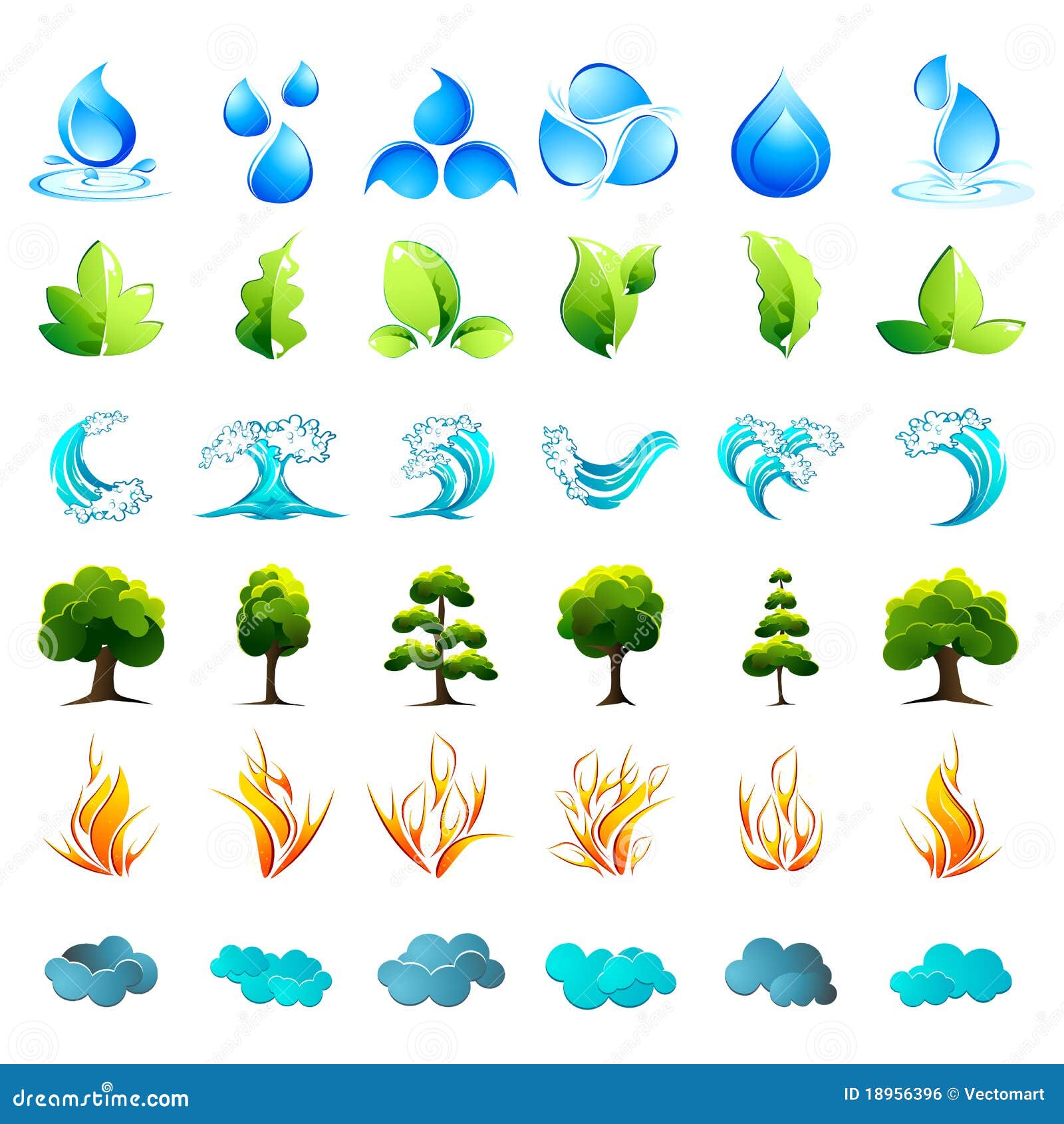 Elemento da natureza ilustração do vetor. Ilustração de ambiente 18956396