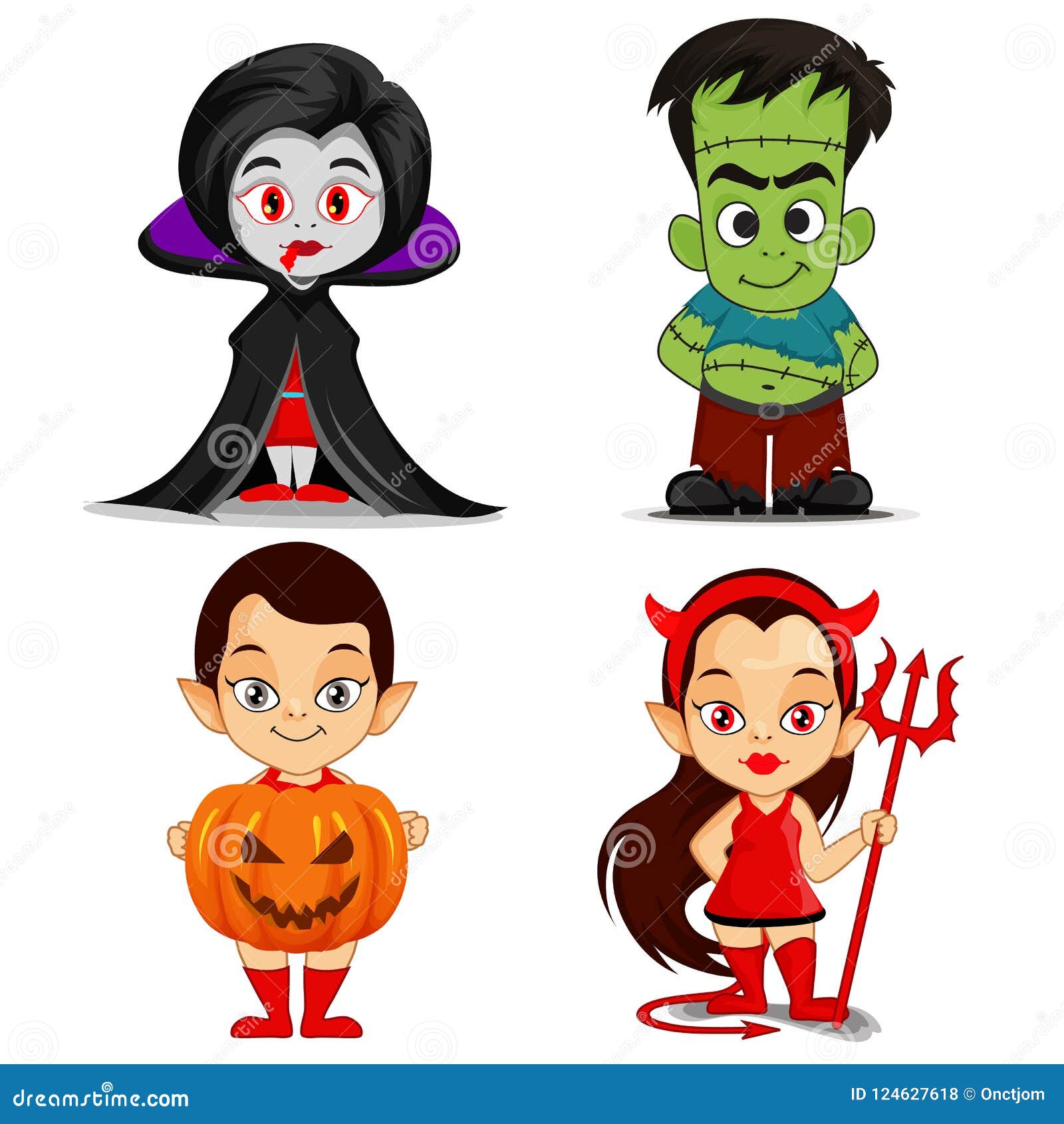 Elemento Fantasmagórico De Los Personajes De Dibujos Animados De Halloween  Ilustración del Vector - Ilustración de halloween, fichero: 124627618