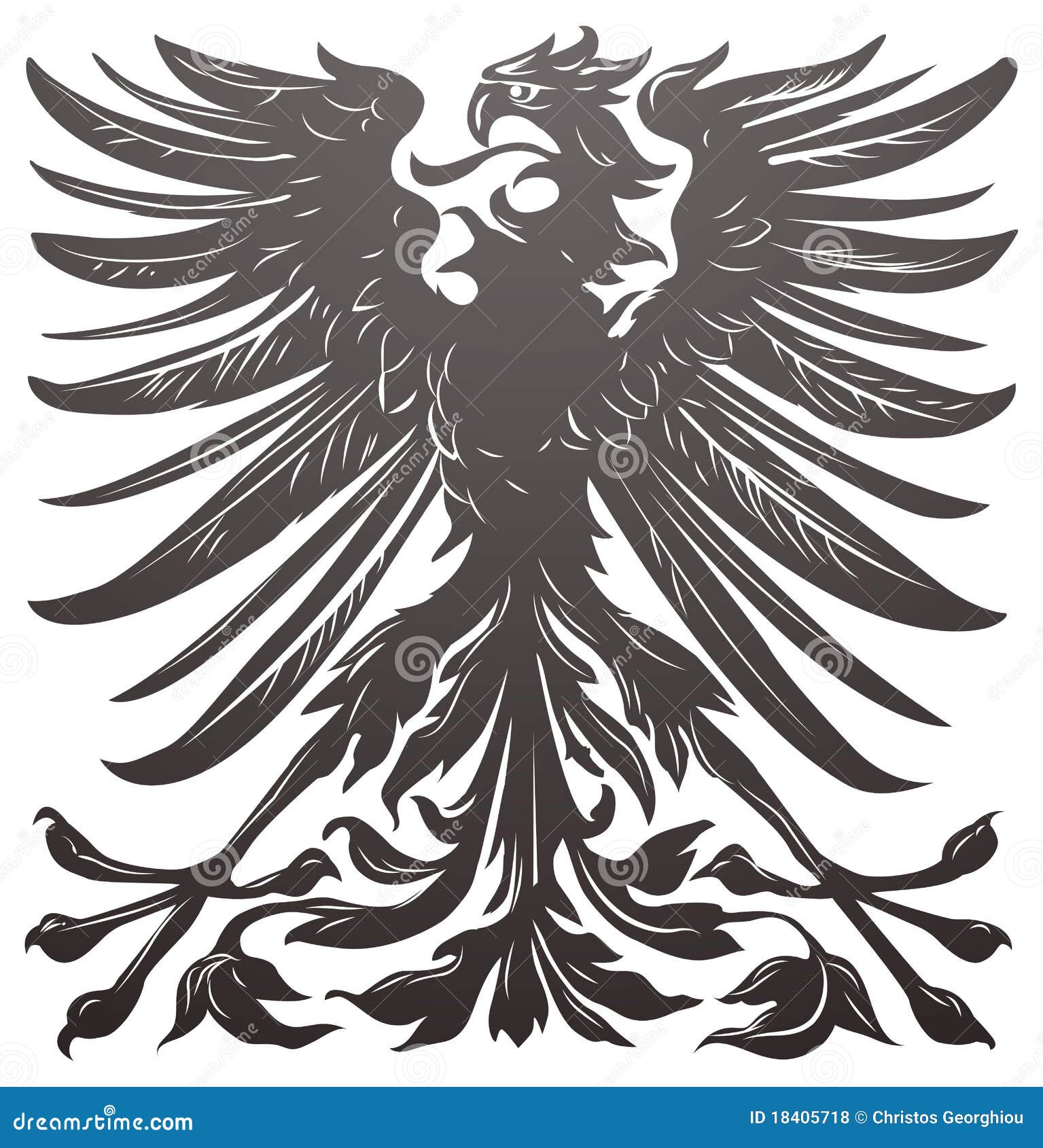 Elemento Imperial Del Diseño Del águila Ilustración del Vector -  Ilustración de blindaje, romano: 18405718