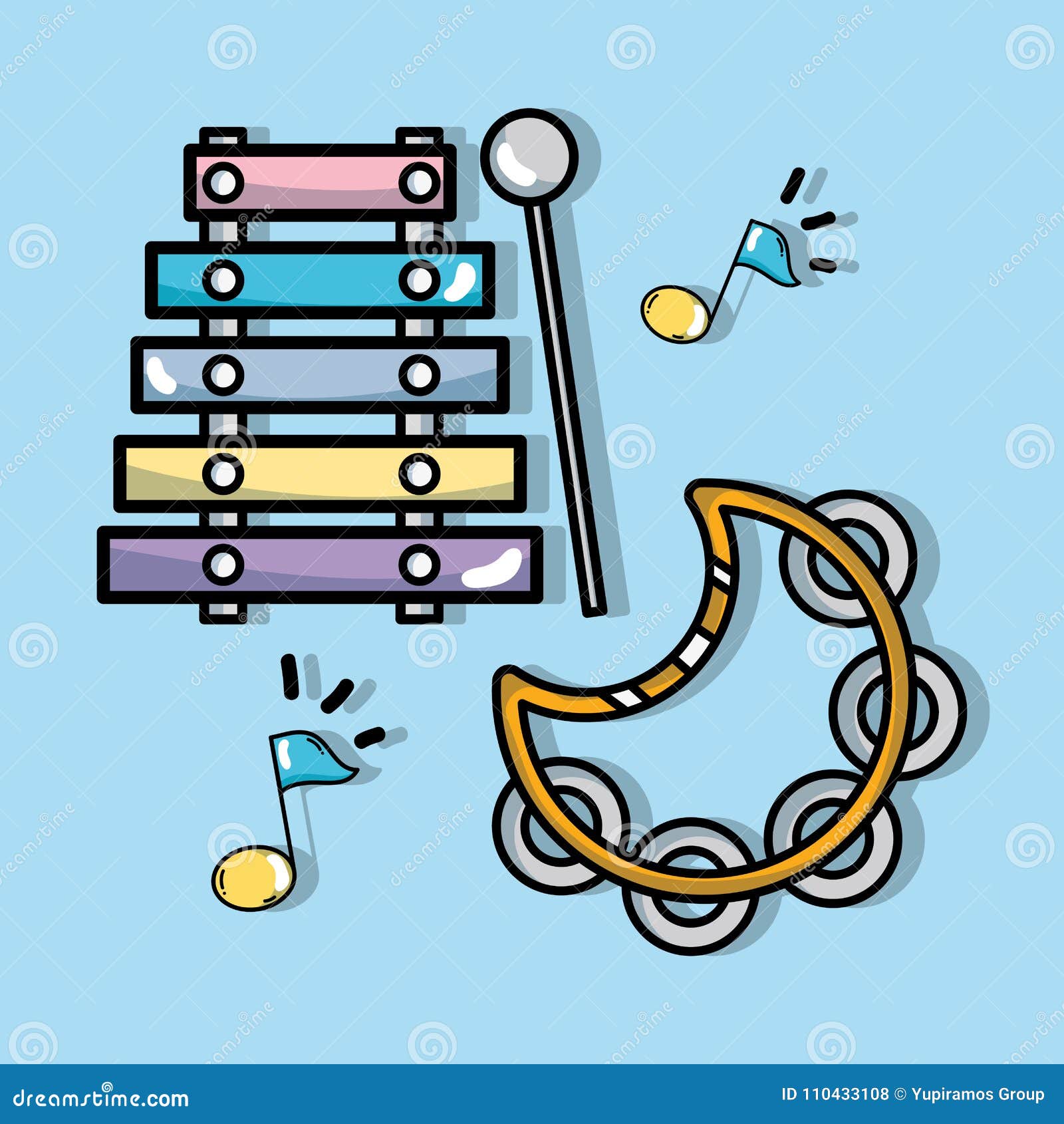 Elementos Da Música Para Jogar O Ritmo Da Harmonia Ilustração do Vetor -  Ilustração de nota, ritmo: 110433108