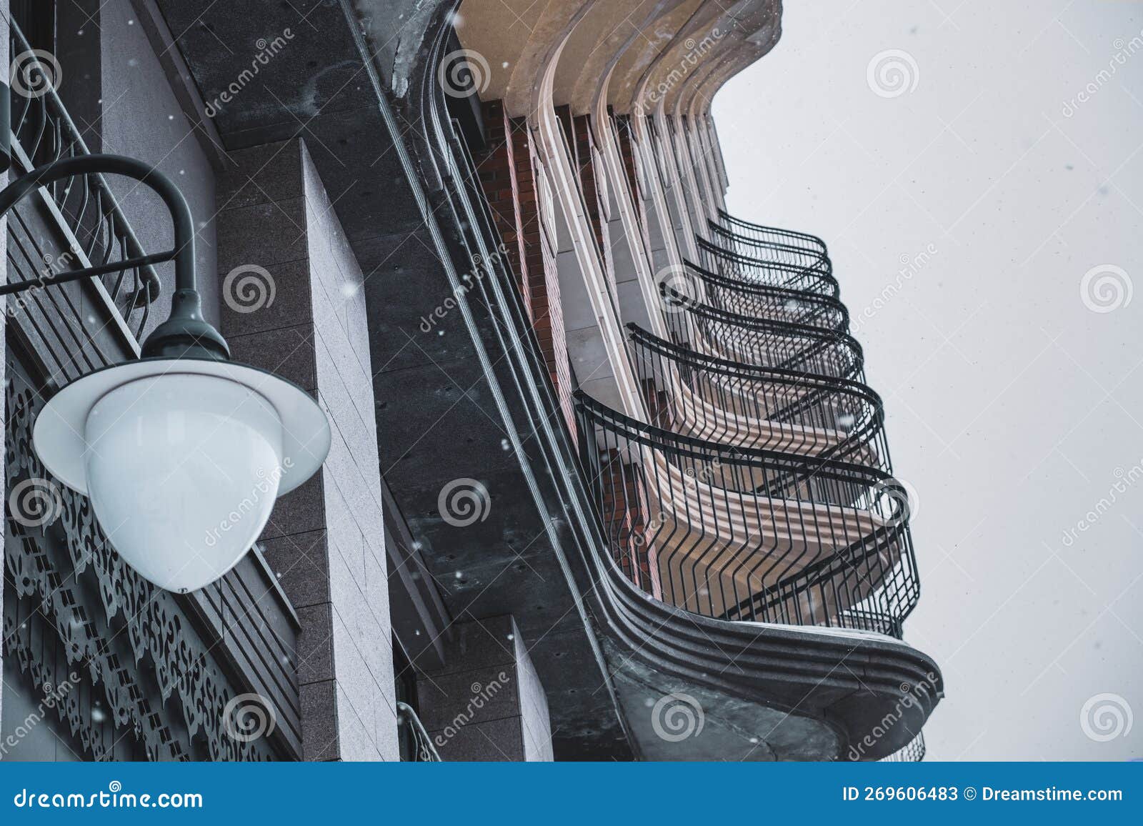 Elements of Architecture and Ornaments on the Building. Stock Image