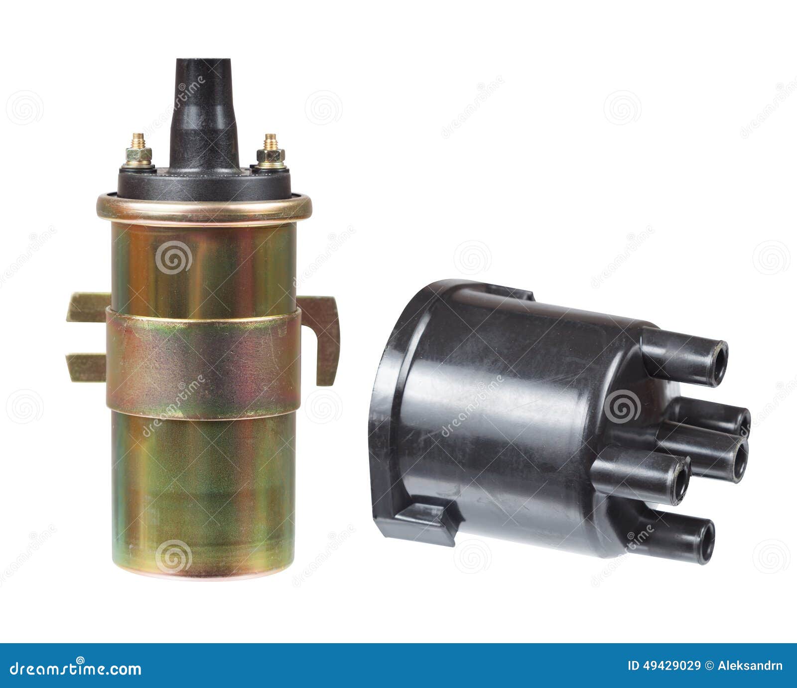 Elements of Ignition of the Car Stock Image Image of replacement