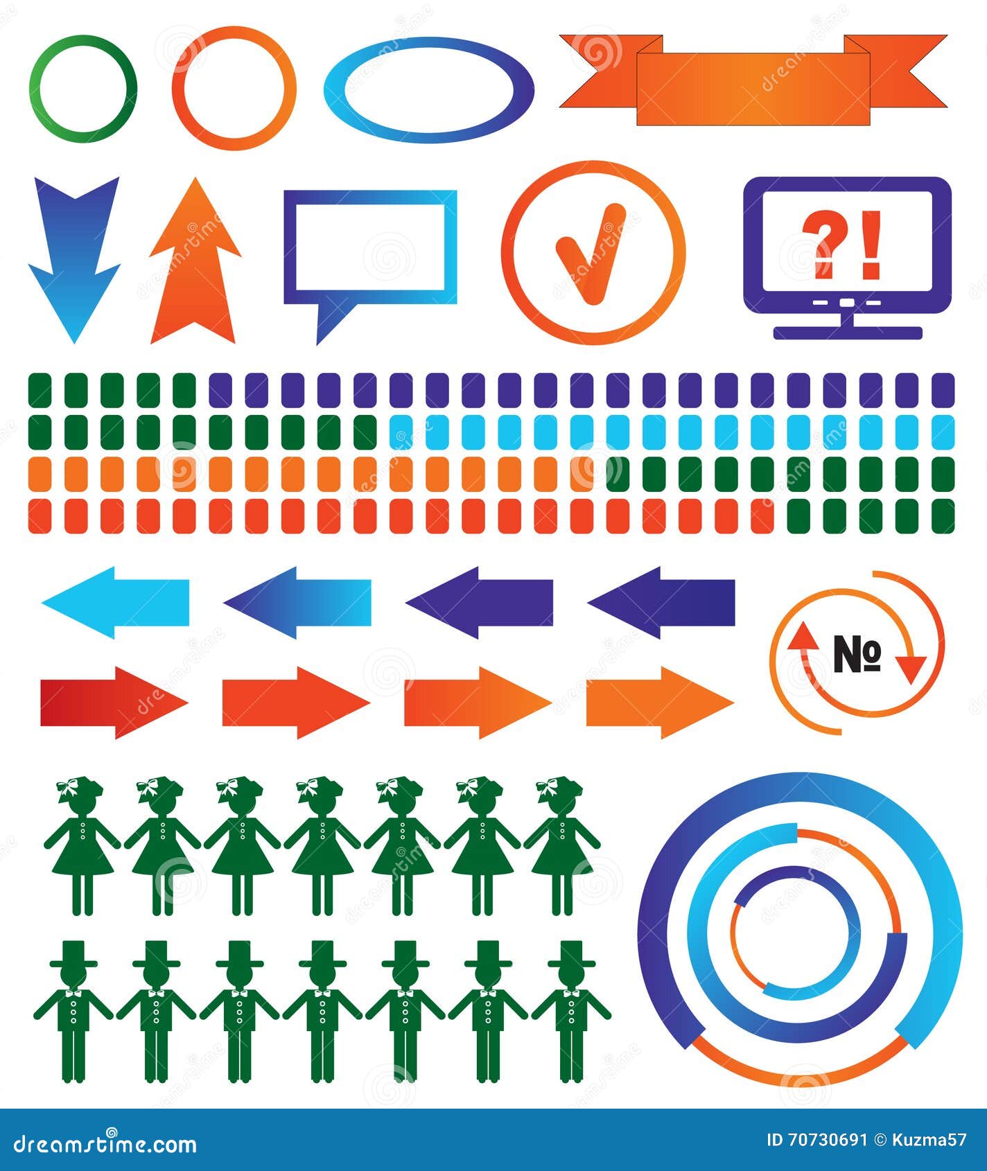Download Elements Of Infographic Stock Vector - Image: 70730691
