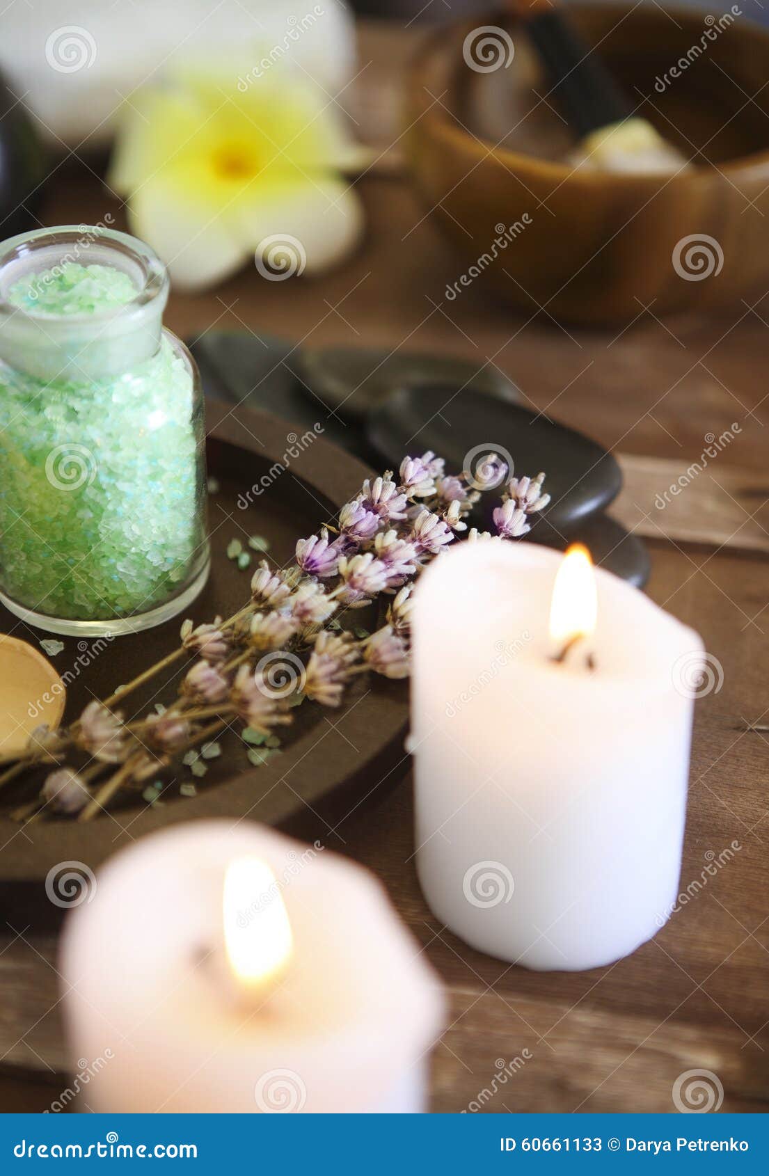 Elements of Spa Massage in Spa Salon Stock Image Image of delicate