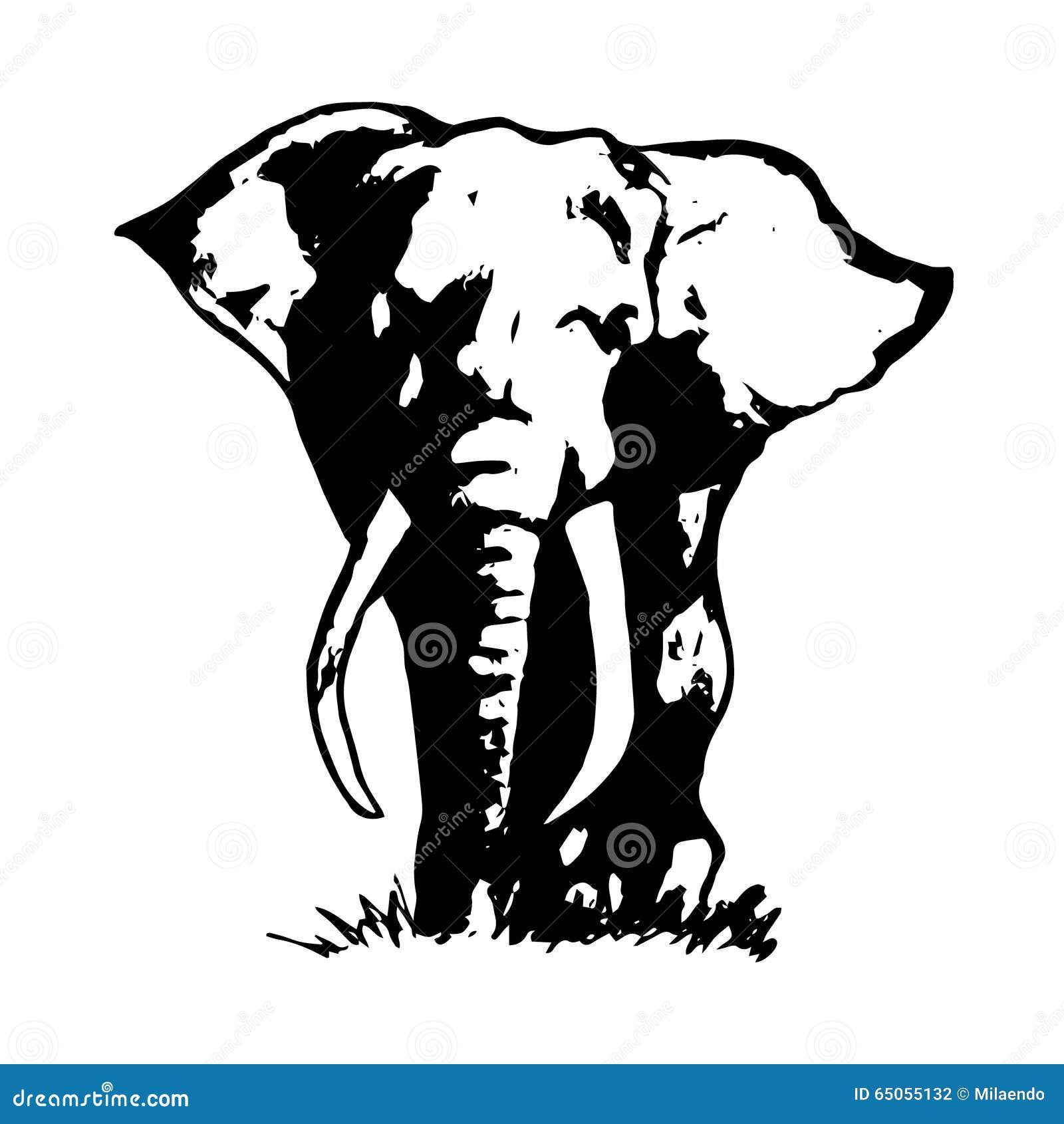 Free Free 350 Black And White Elephant Svg SVG PNG EPS DXF File