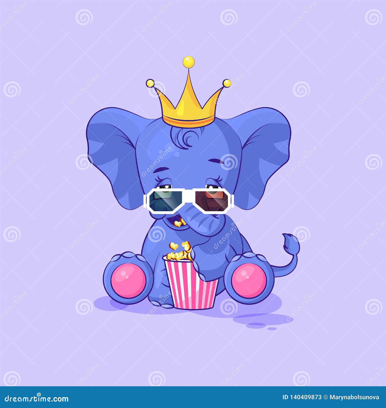 Elephant Calf Chewing Popcorn, Watching Movie Stock Vector - Illustration of emoticons, emotion: 140409873 Elephant Calf Chewing Popcorn, Watching Movie Stock Vector - Illustration of emoticons, emotion: 140409873