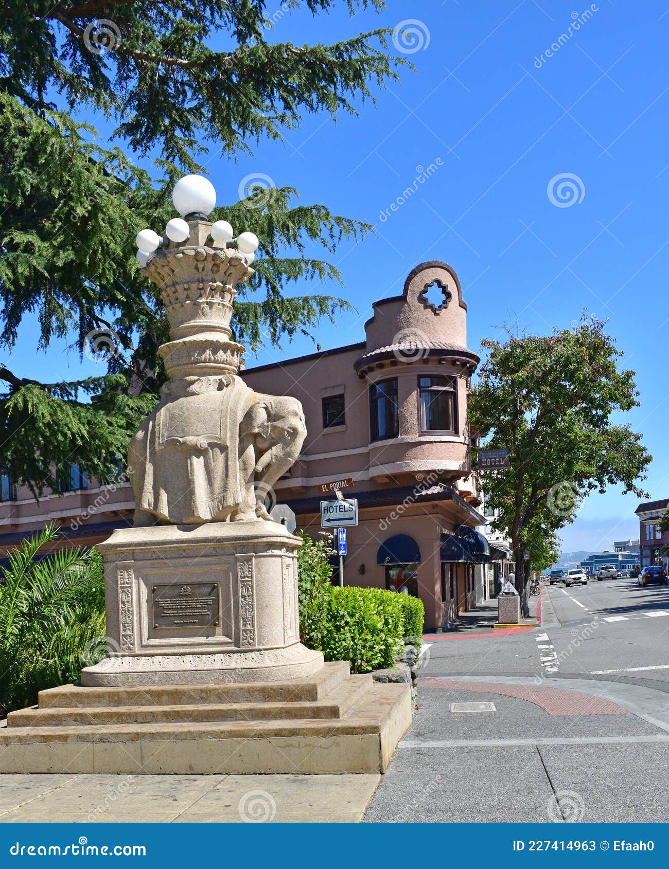 Elephant in Sausalito, California Editorial Stock Photo Image of