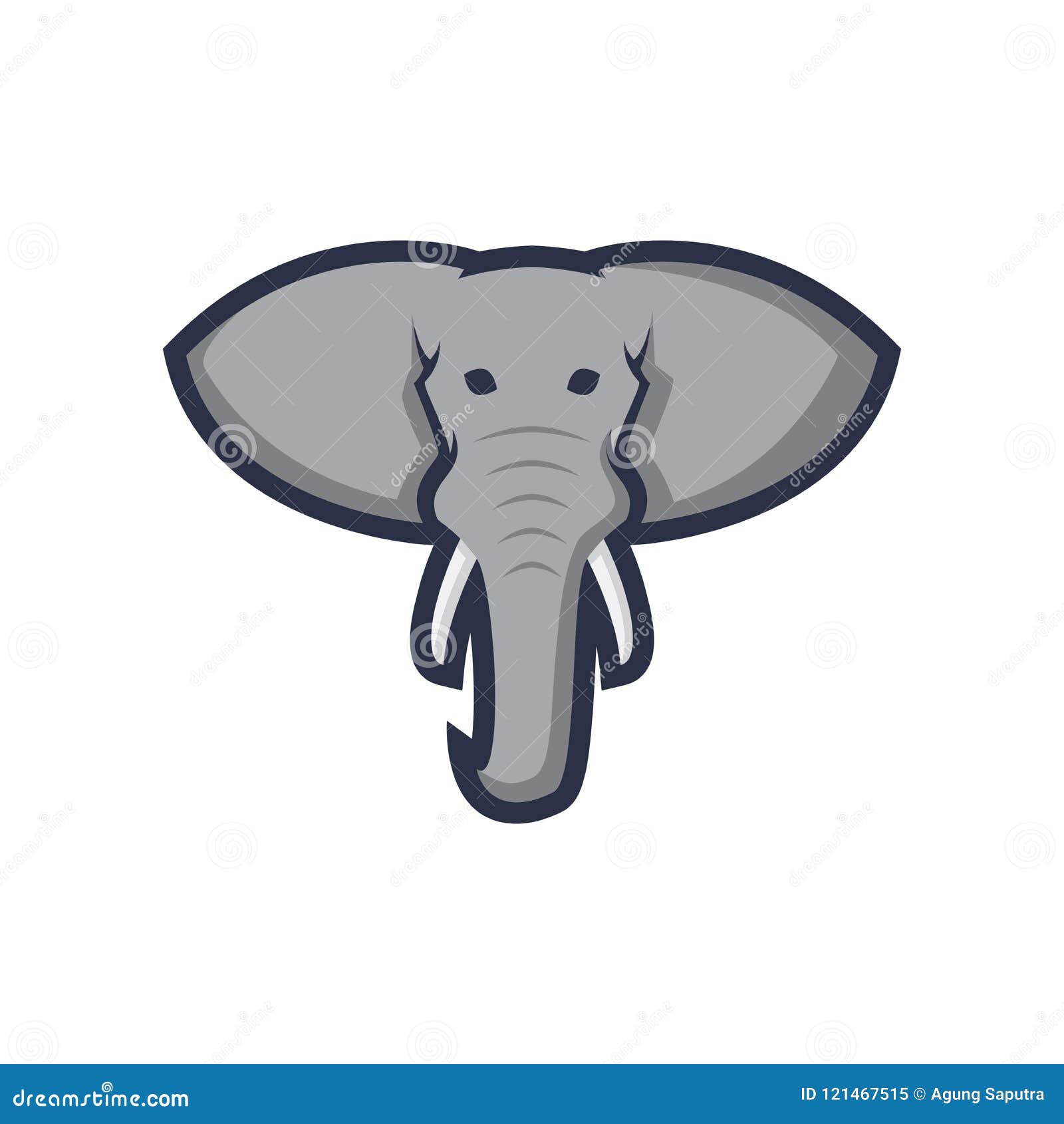Elephant Logo Head Elephant Animal Wild Life Zoo Logo Or Icon