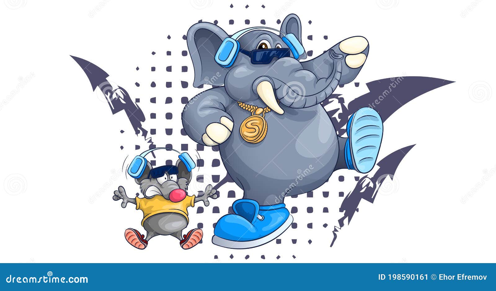 The Elephant and Mouse Dance in the Style of Cartoon Style Stock Vector - Illustration of design, nature: 198590161 The Elephant and Mouse Dance in the Style of Cartoon Style Stock Vector - Illustration of design, nature: 198590161