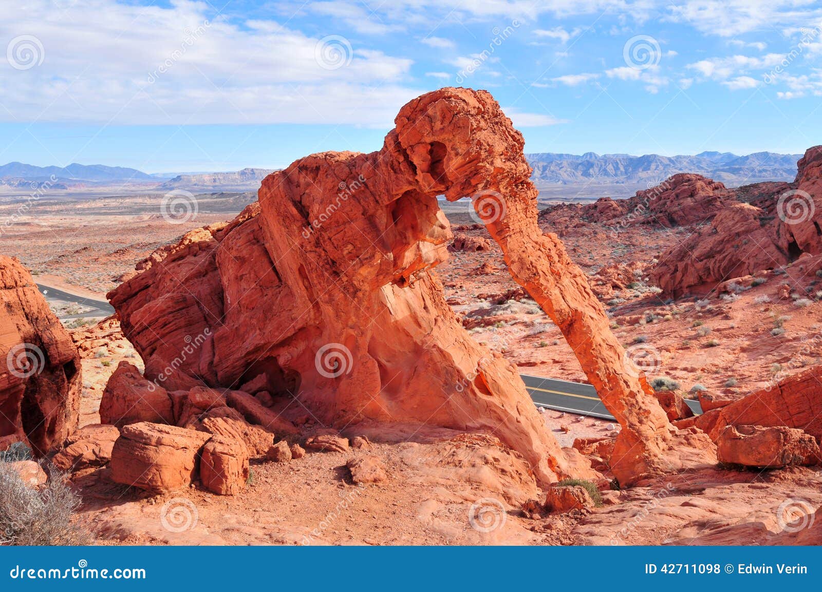 Elephant Rock, Valley of Fire, Overton, Nevada USA Stock Photo Image of desert, orange 42711098