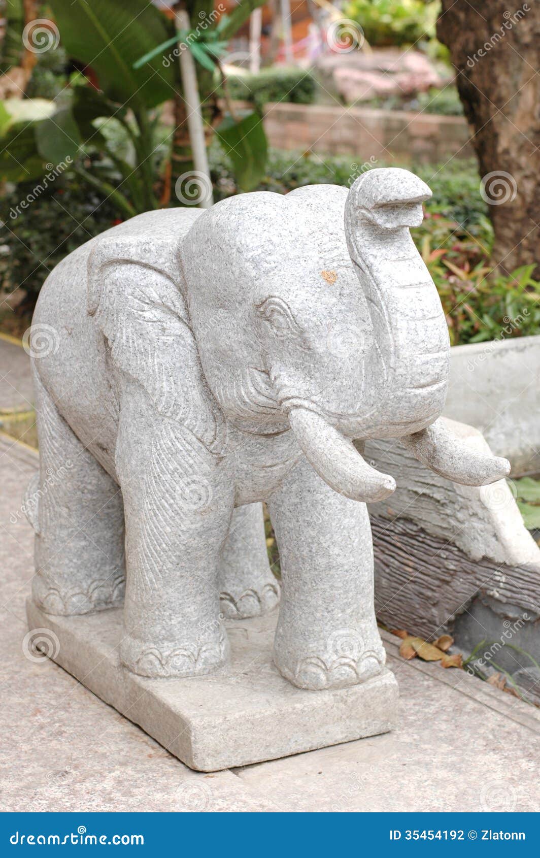 Elephant statue stock photo. Image of animal, object 35454192