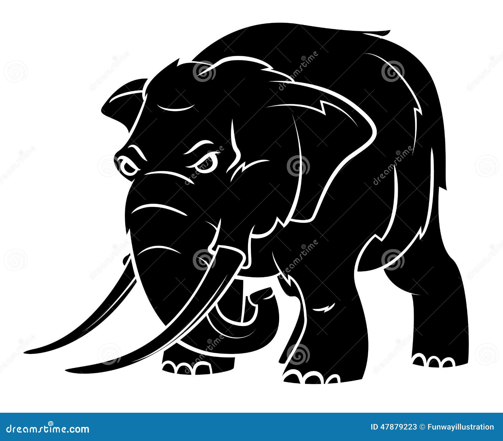 Elephant Trunk Stock Vector - Image: 47879223