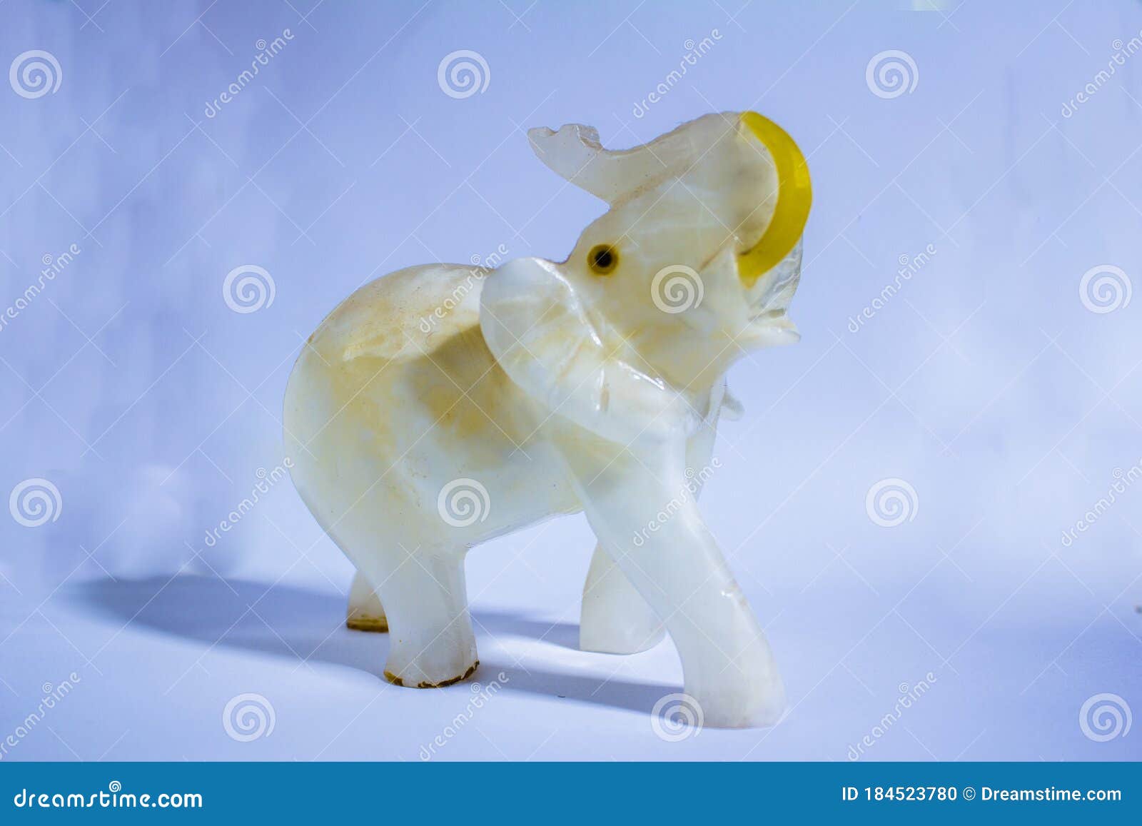 elephant white stone ornament artistic home