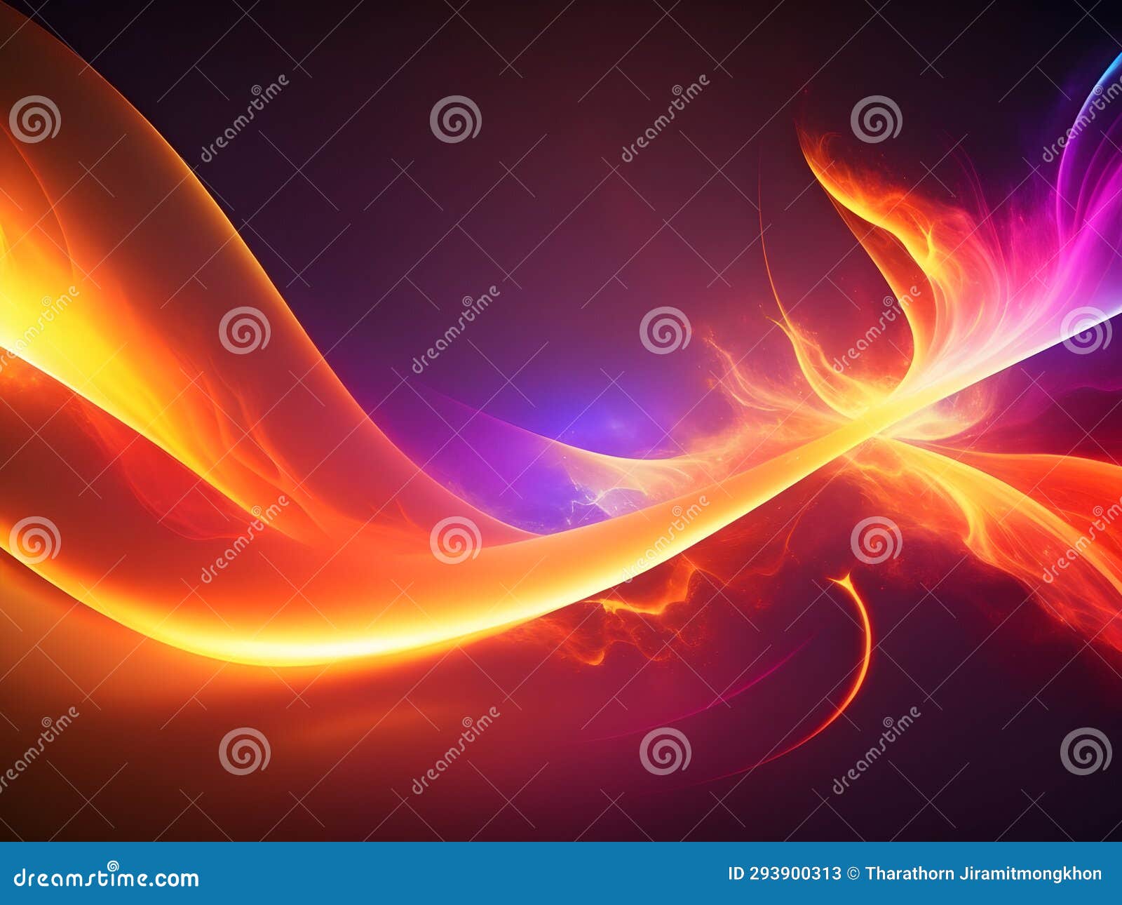 dynamic vitality: abstract energy waves unleashed
