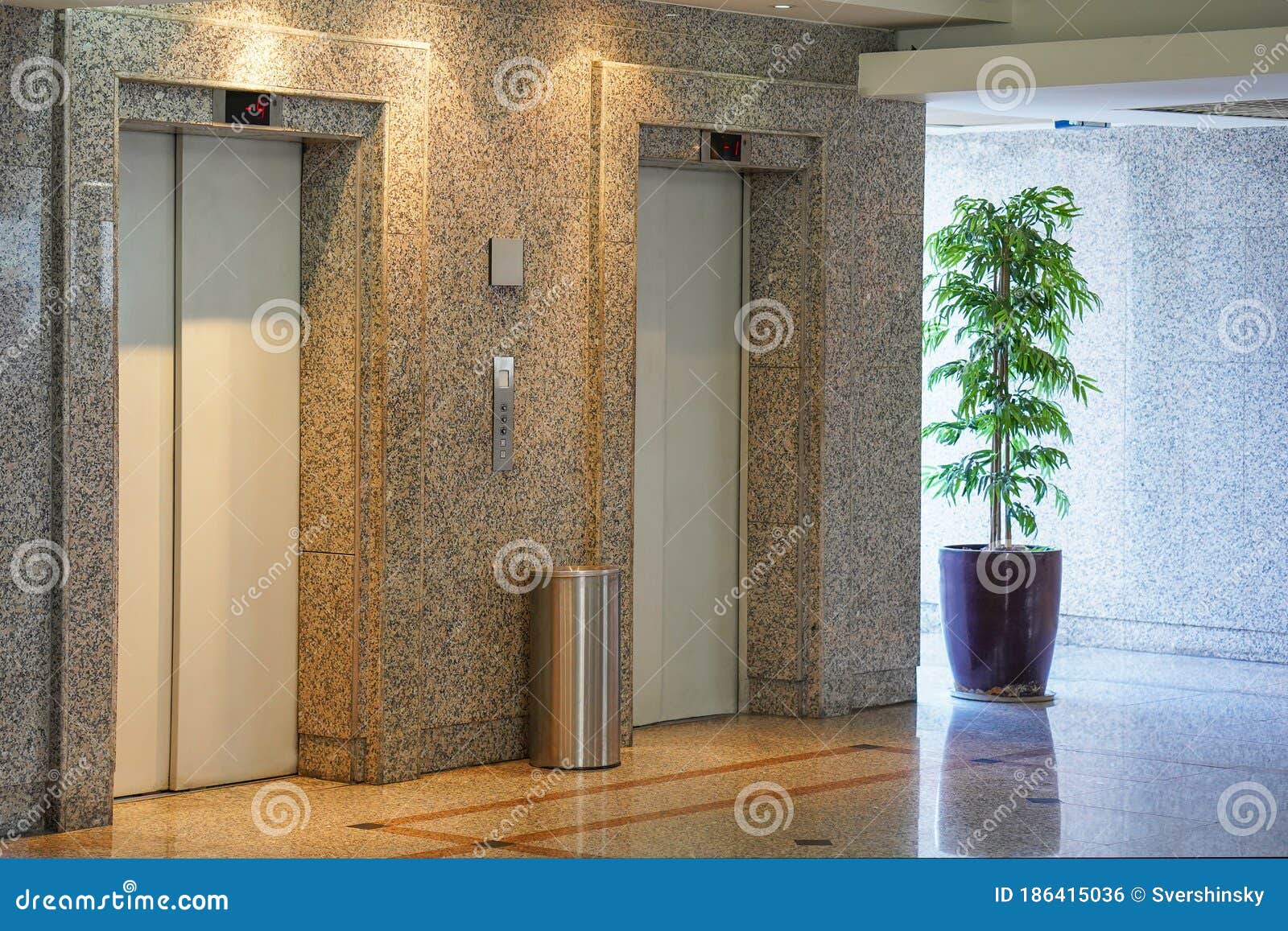 Elevator in Business Centre or in Hotel Stock Photo Image of luxury