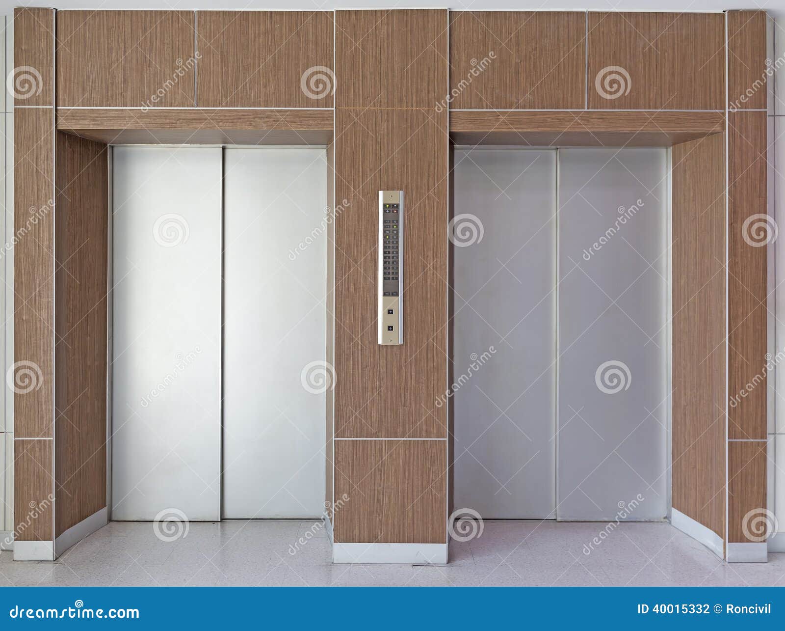 Elevator stock photo. Image of modern, lobby, metallic 40015332