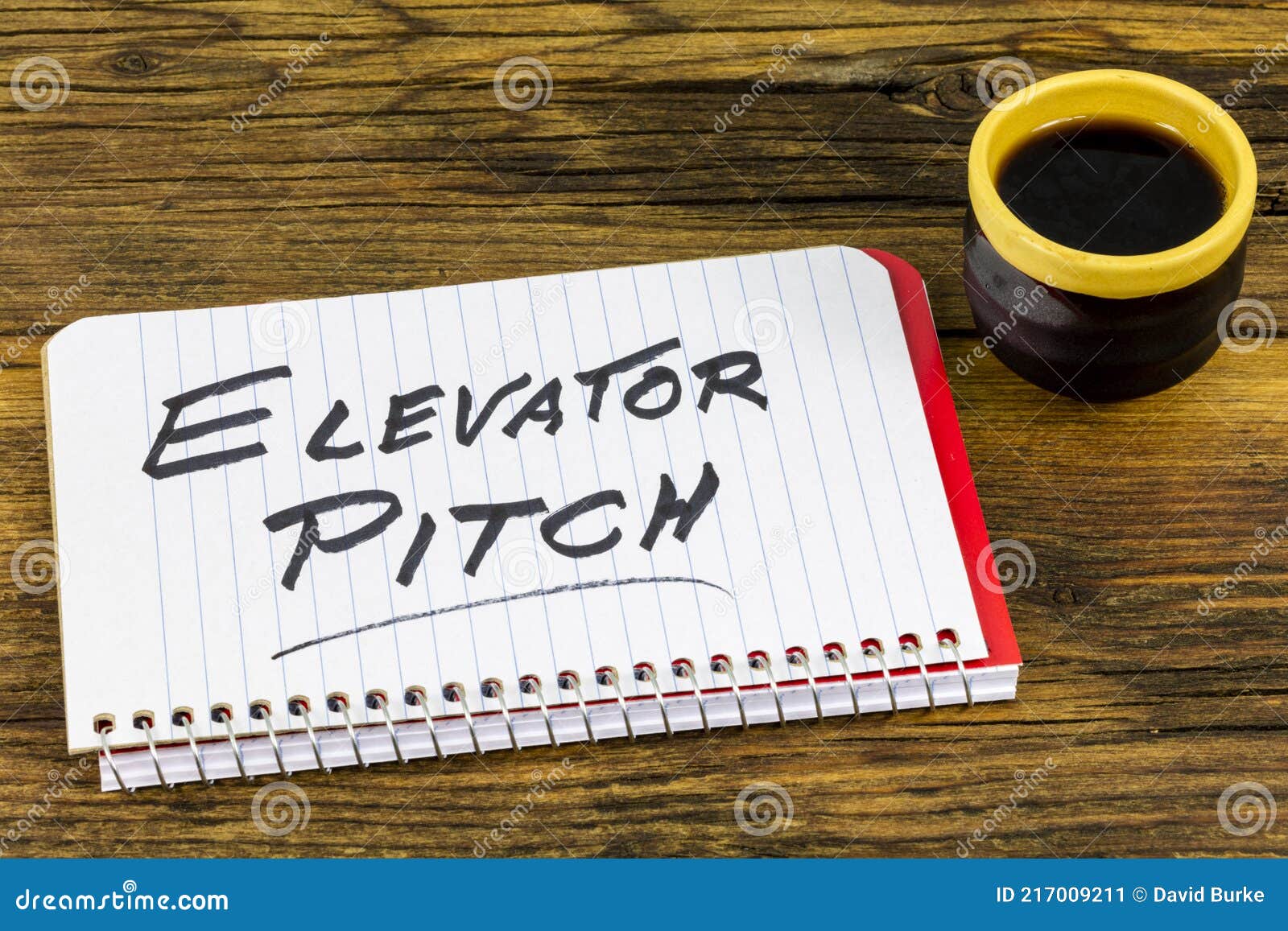 elevator pitch investment sales presentation promotion deal coffee meeting