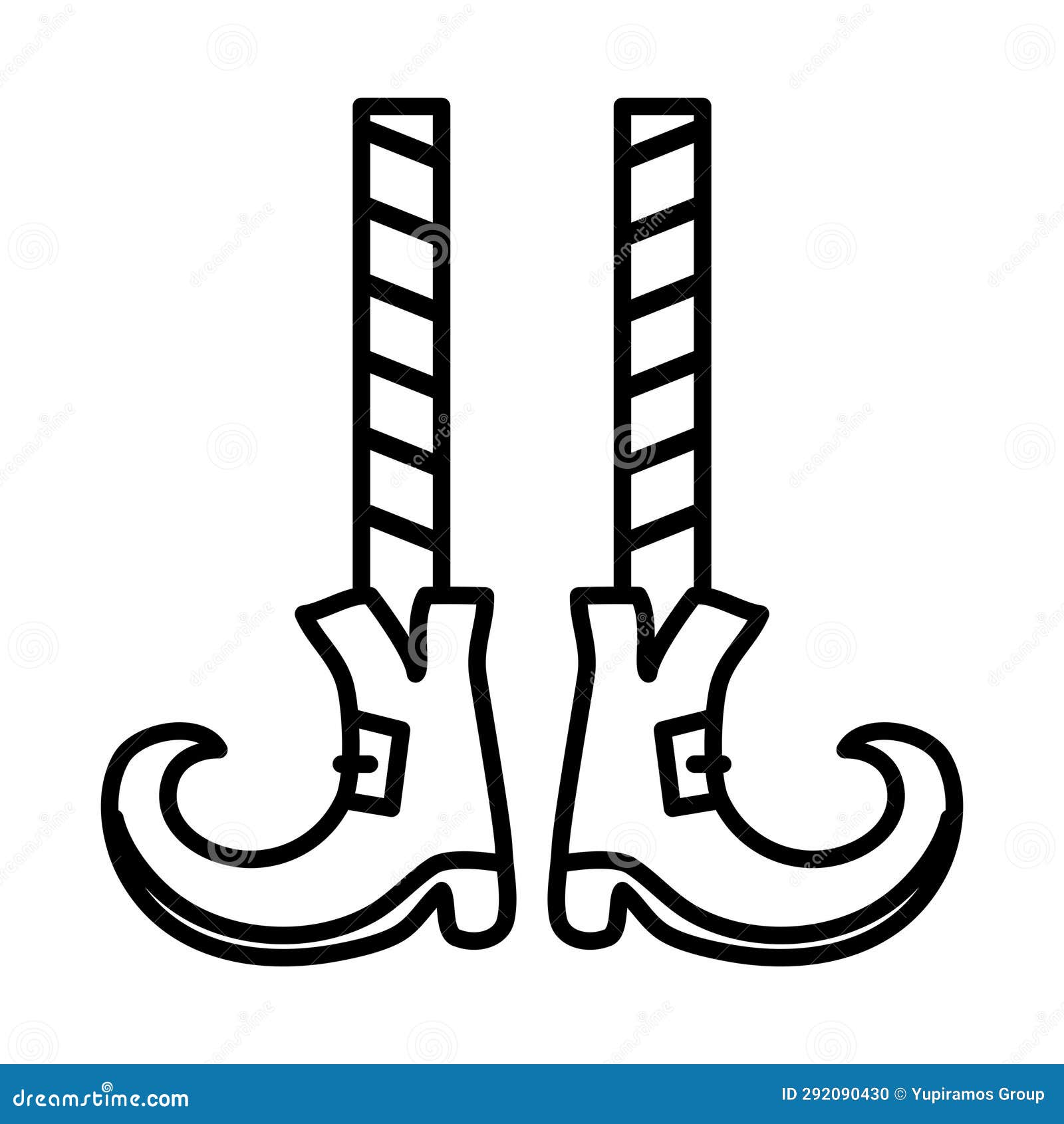 Elf boots icon stock illustration. Illustration of design 292090430