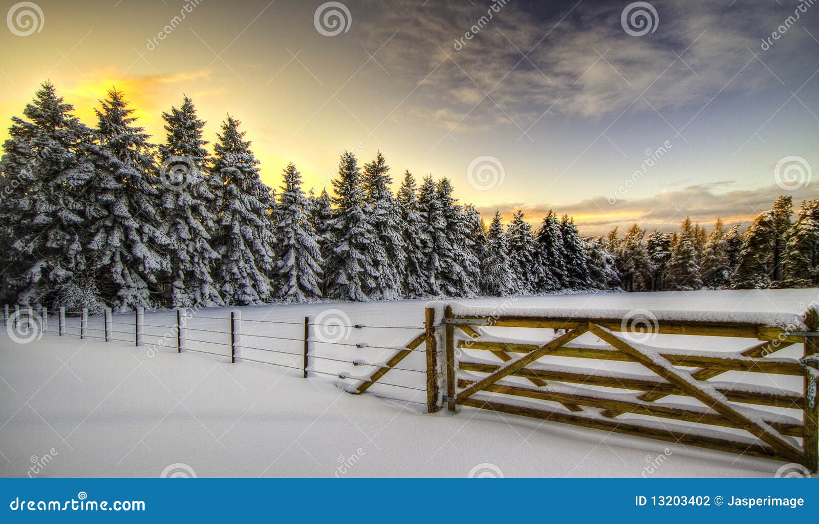 ELGIN MILLBUIES in SNOW stock photo. Image of snow 13203402