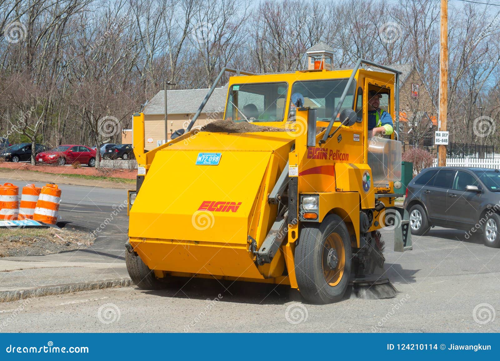 Elgin Sweeper in Massachusetts, USA Editorial Stock Image Image of american, aged 124210114