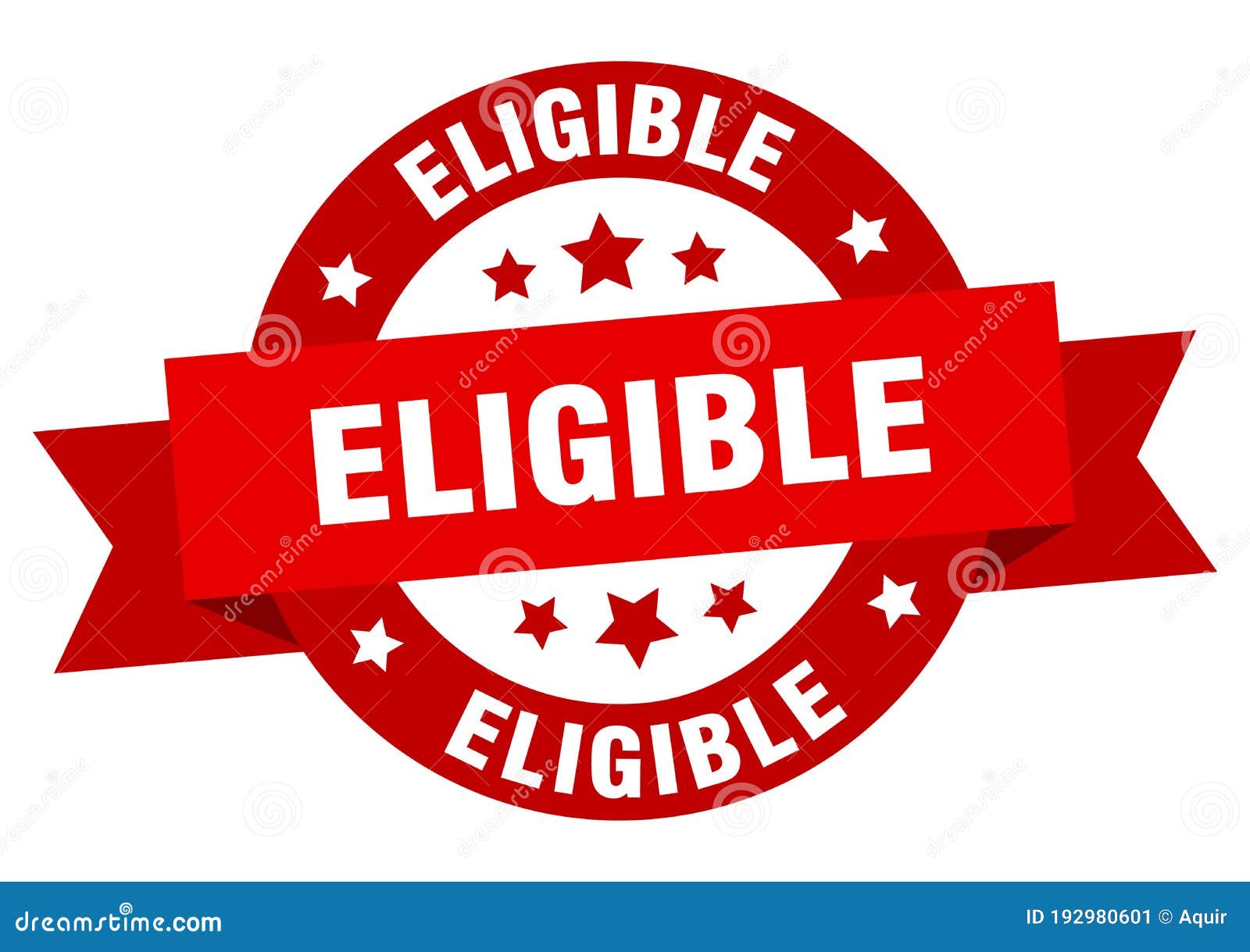 Eligible Round Ribbon Isolated Label Eligible Sign Stock Vector google-ads-eligible-vs-approved-what-do-they-really-mean