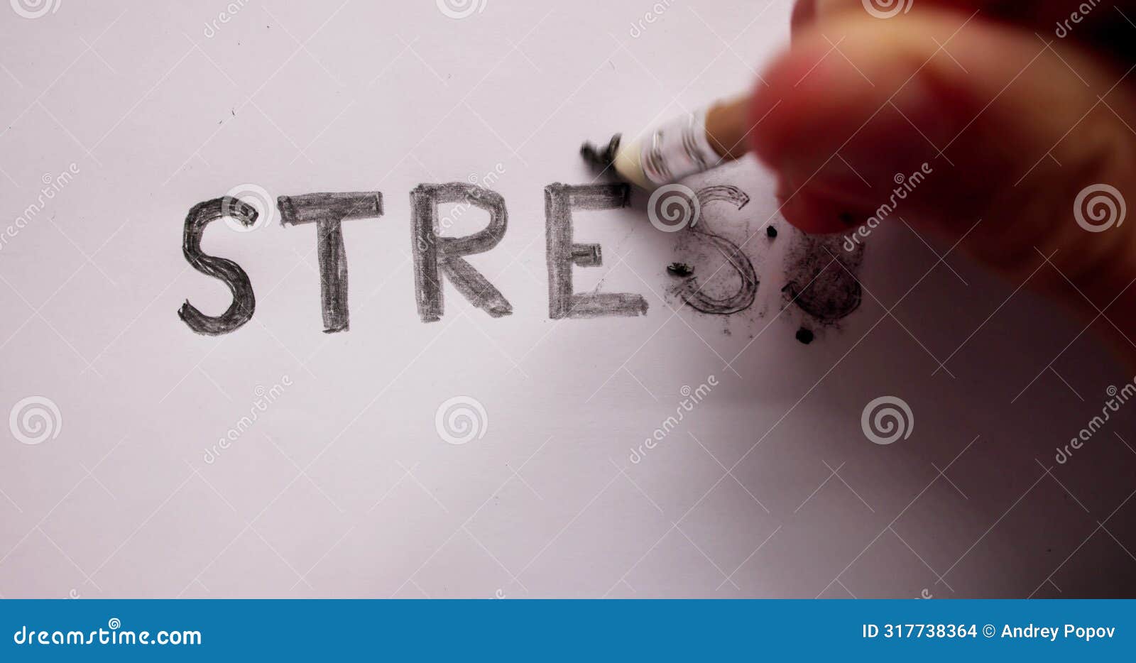eliminate stress by erasing word