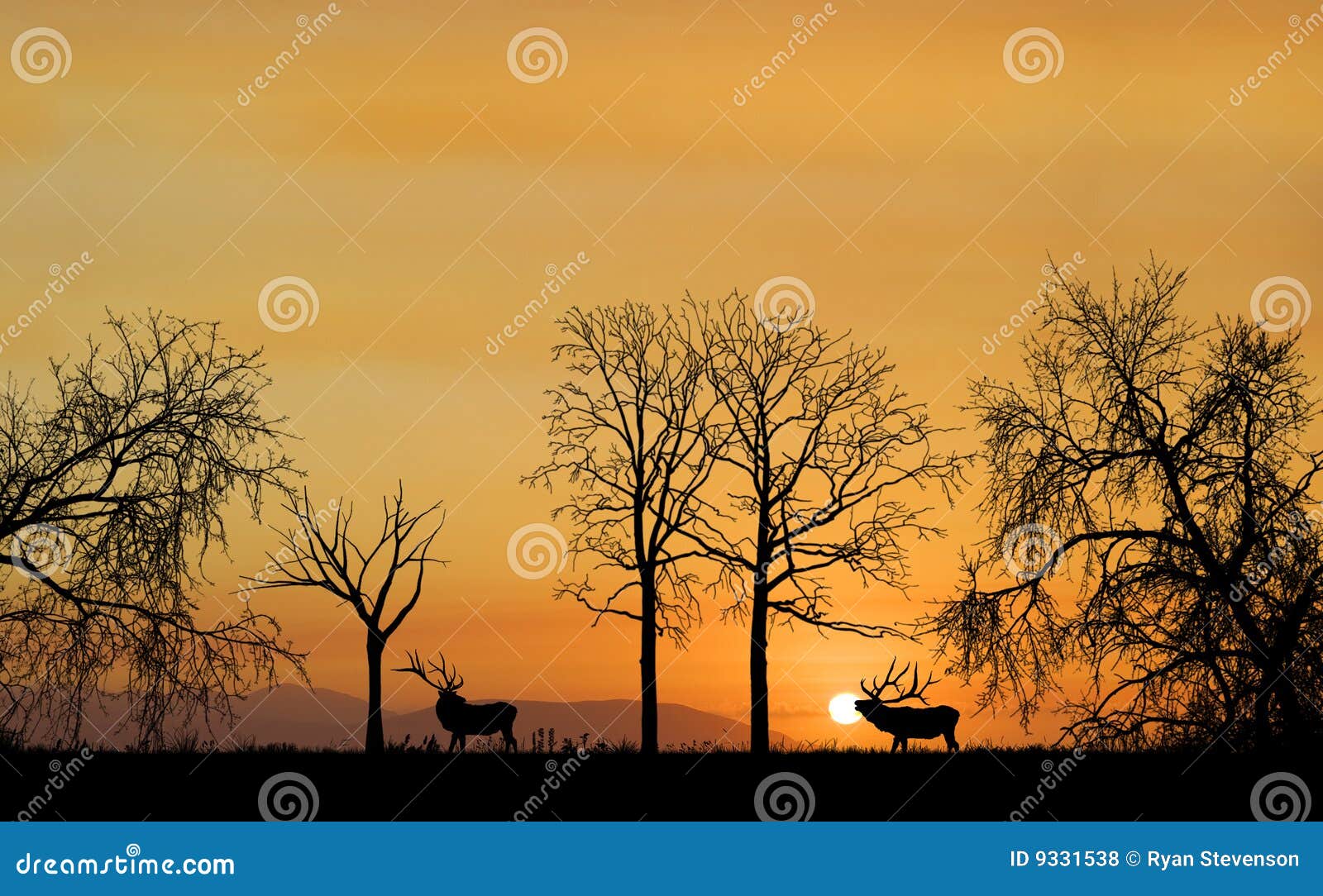 elk silhouette