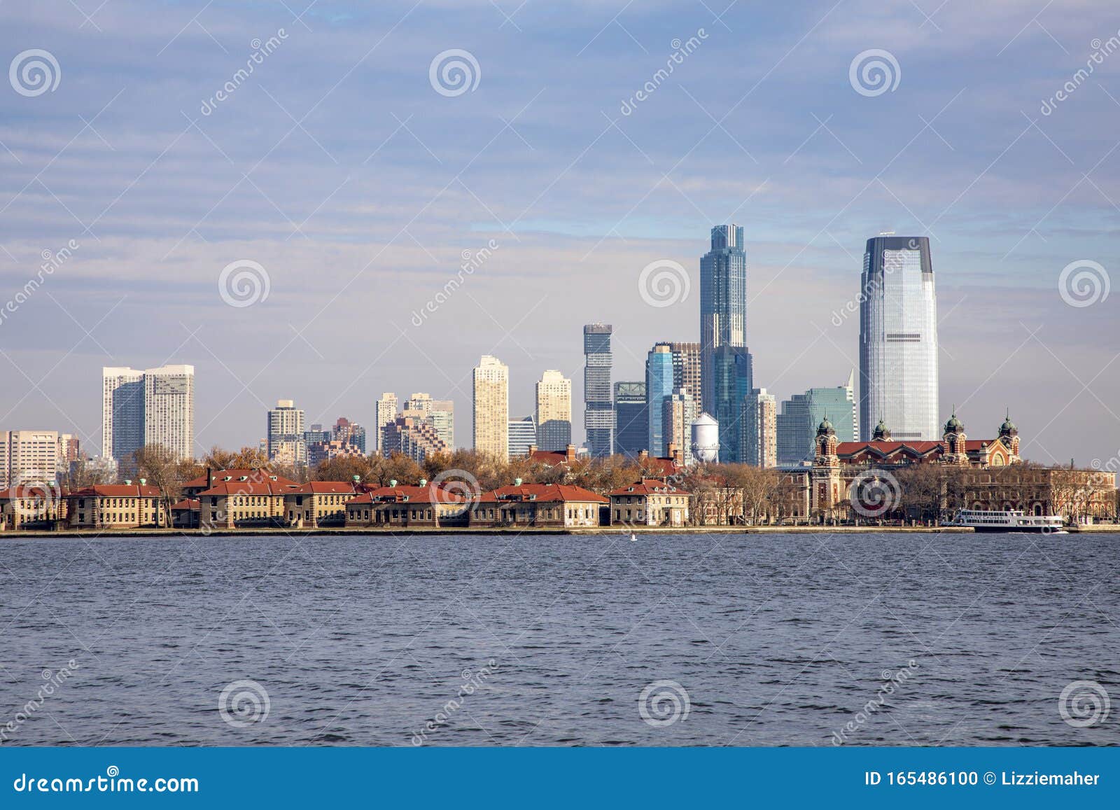 ellis island from jersey city