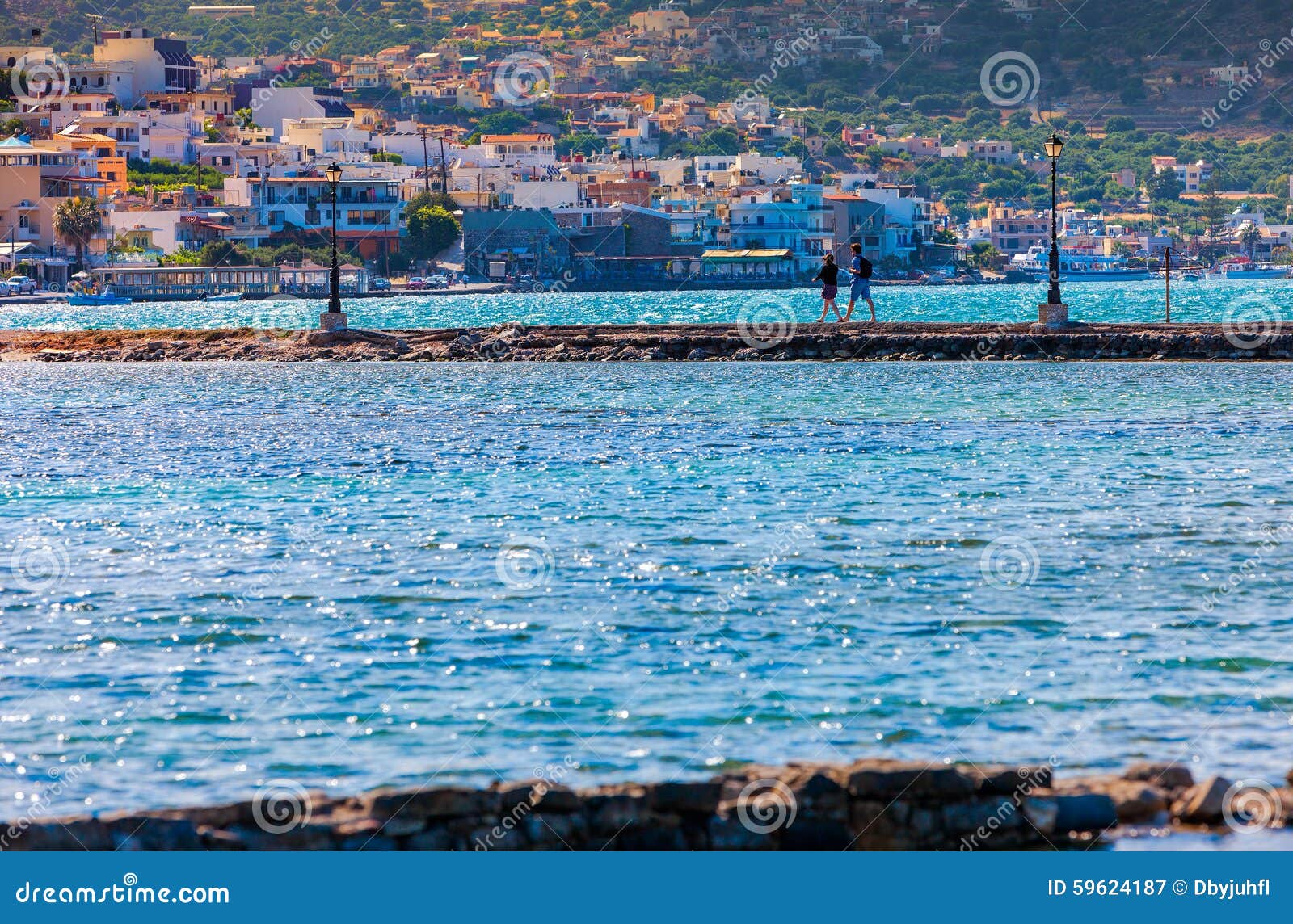 elounda. elounda - village and resort in greece in the eastern