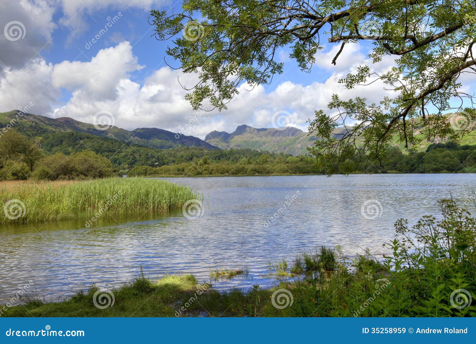 Elterwater, Cumbria stock image. Image of hike, europe - 35258959