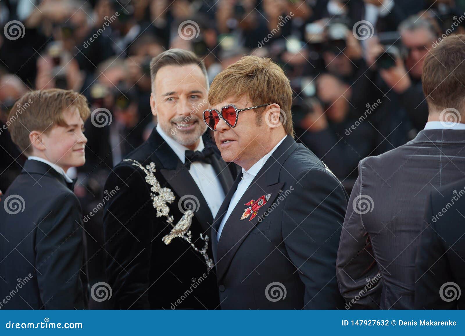 Elton John and Husband David Furnish Editorial Photography Image of