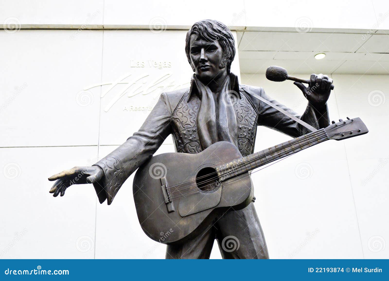 Elvis Presley Statue Las Vegas Editorial Stock Image Image of
