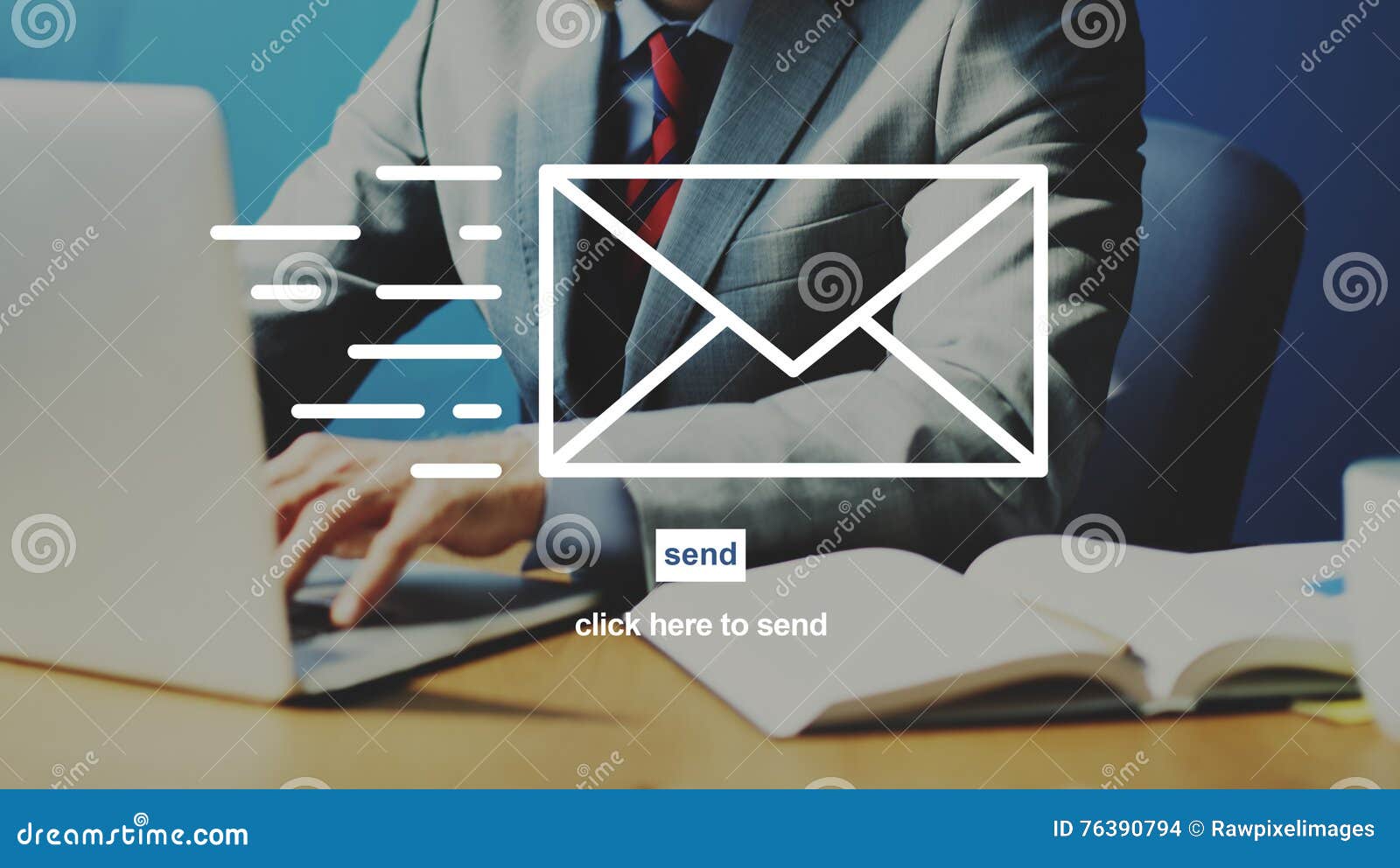 email communication correspondance envelope concept
