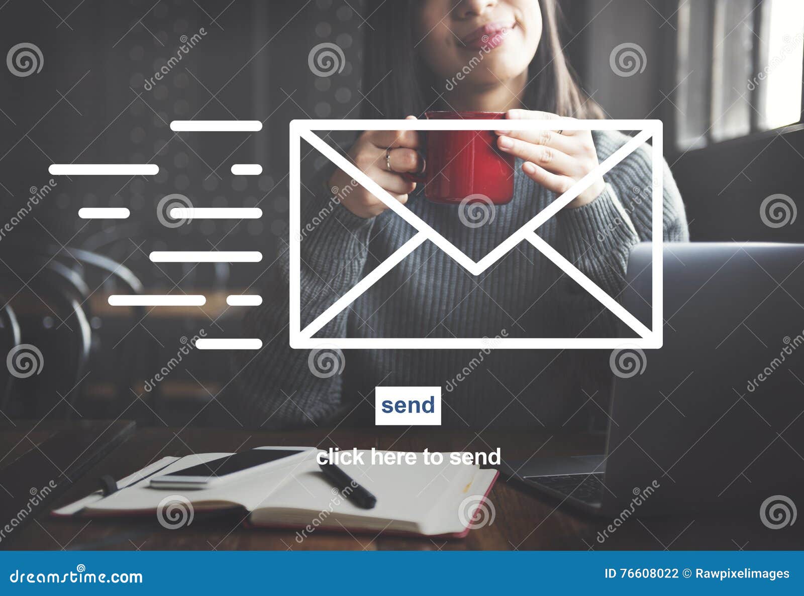 email communication correspondance envelope concept