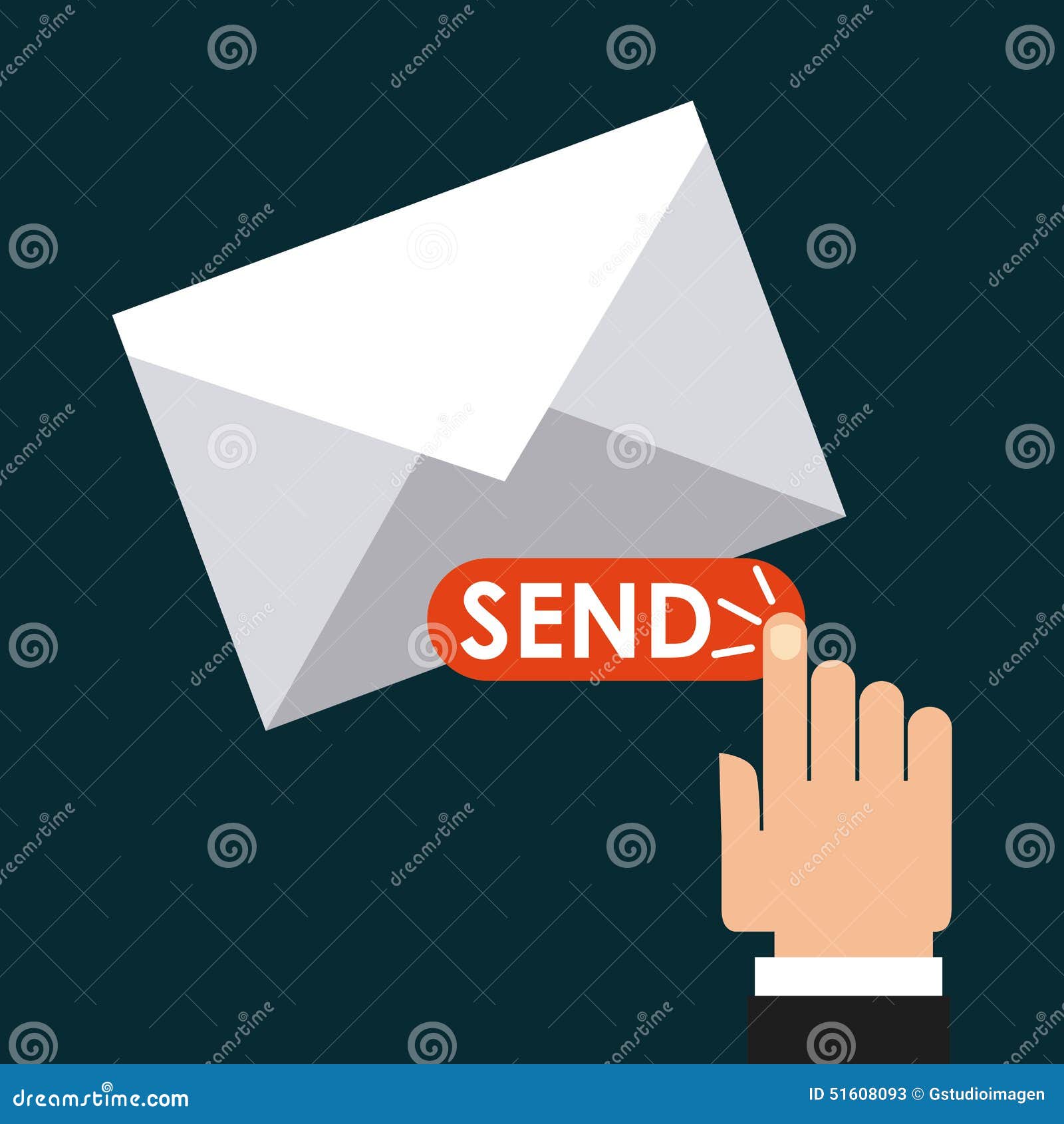 Email concept stock vector. Illustration of information - 51608093
