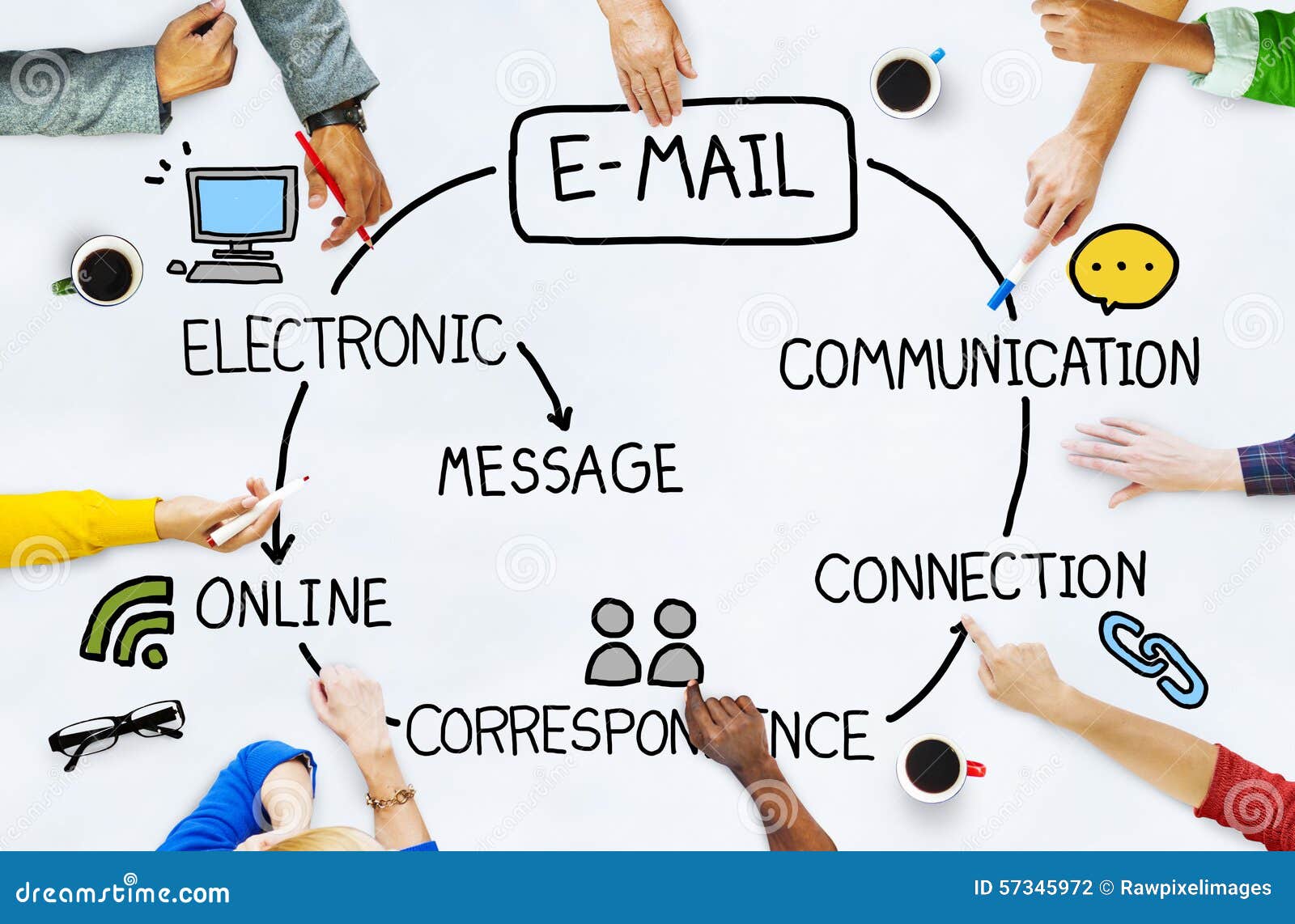 email data content internet communication messaging concept