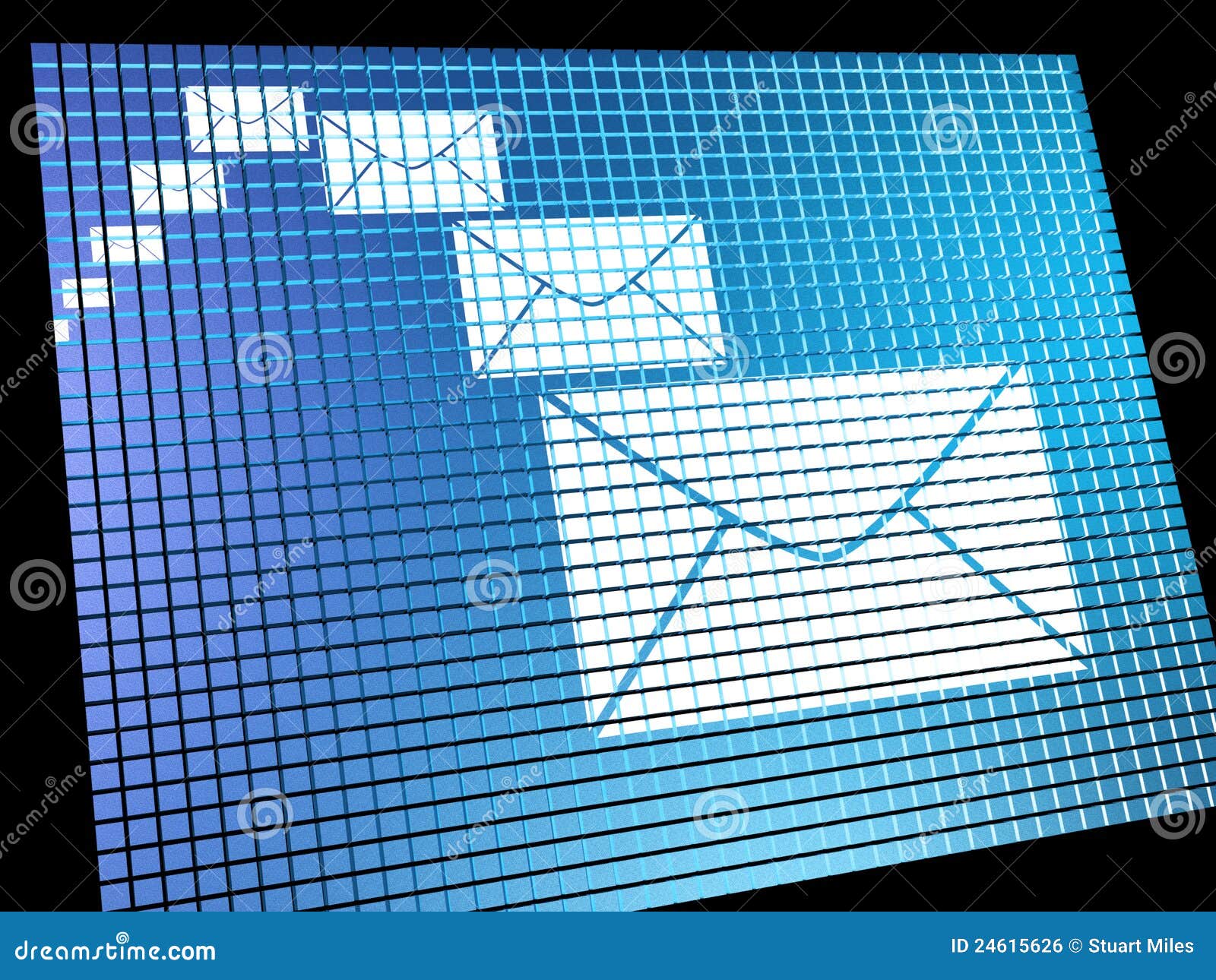 Email Envelopes Being Received Stock Photo Image of support