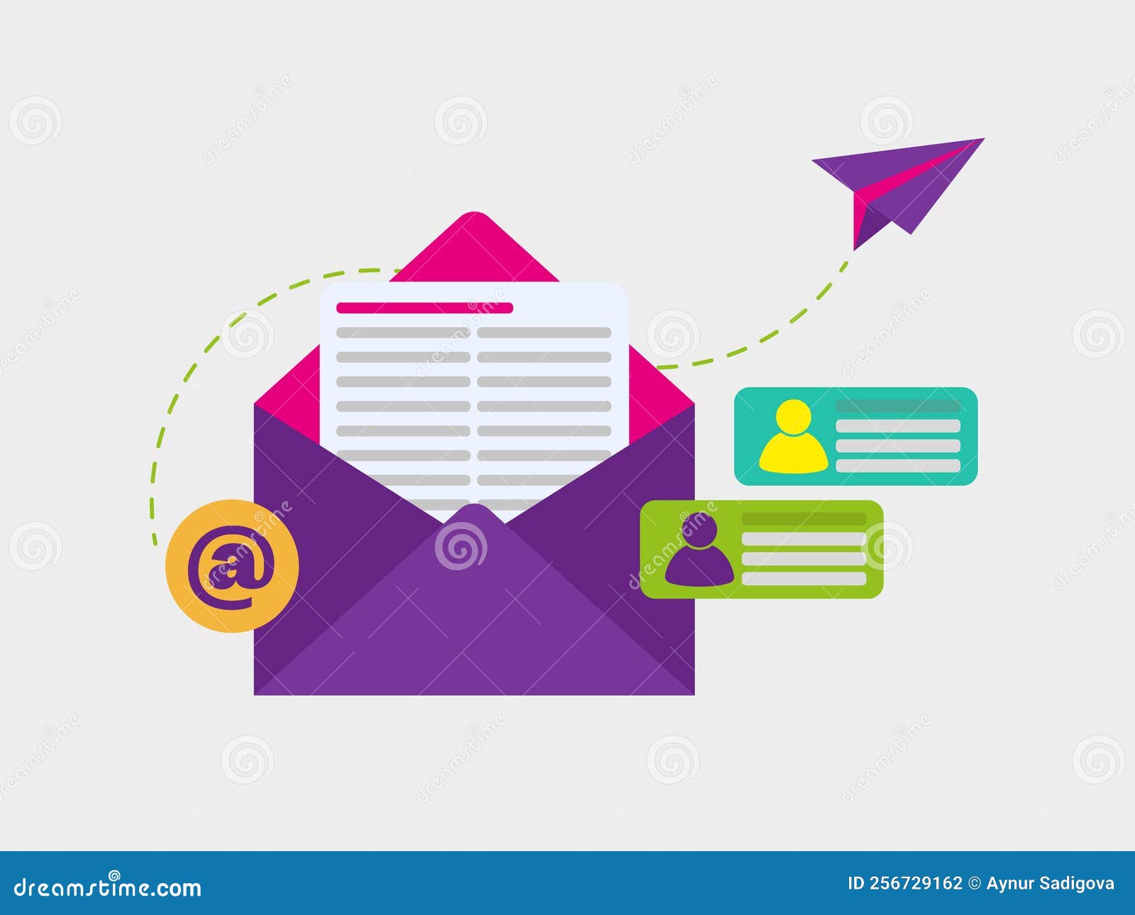 email and messaging,email marketing campaign,working process, new email message