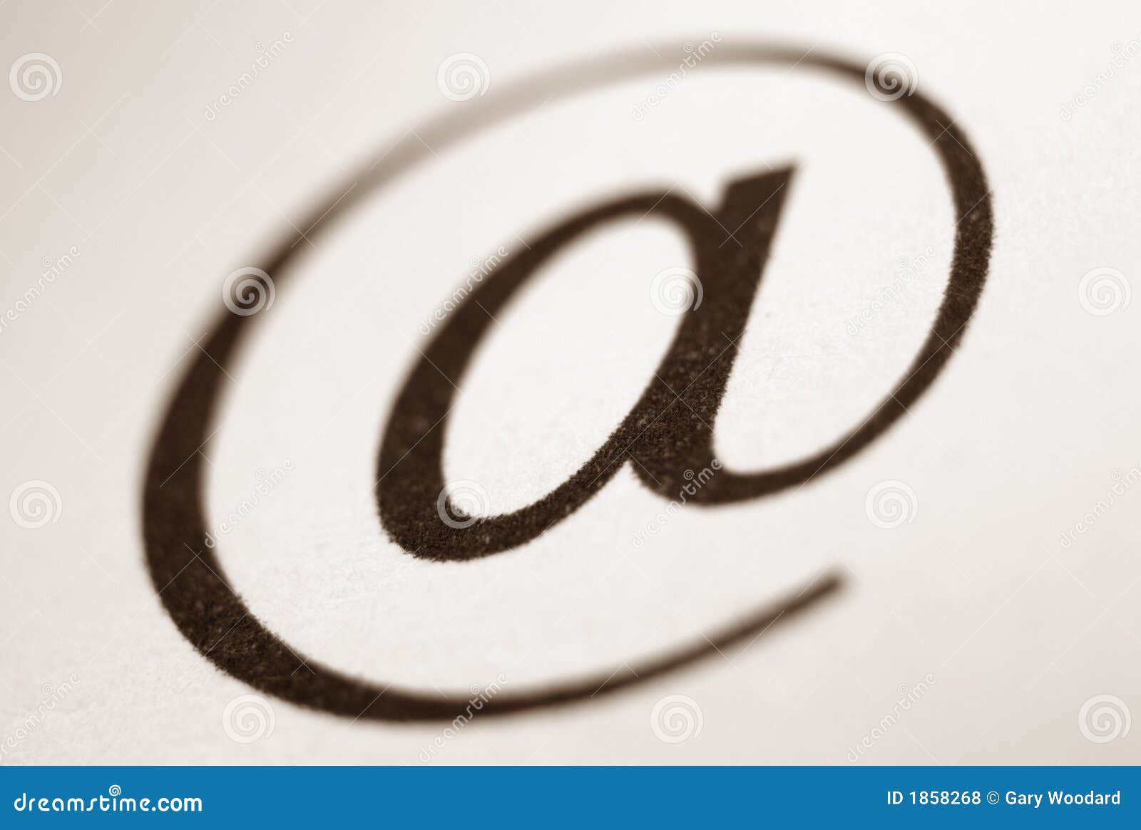 EMail-Symbol. Nahaufnahmebild des eMail-Symbols.