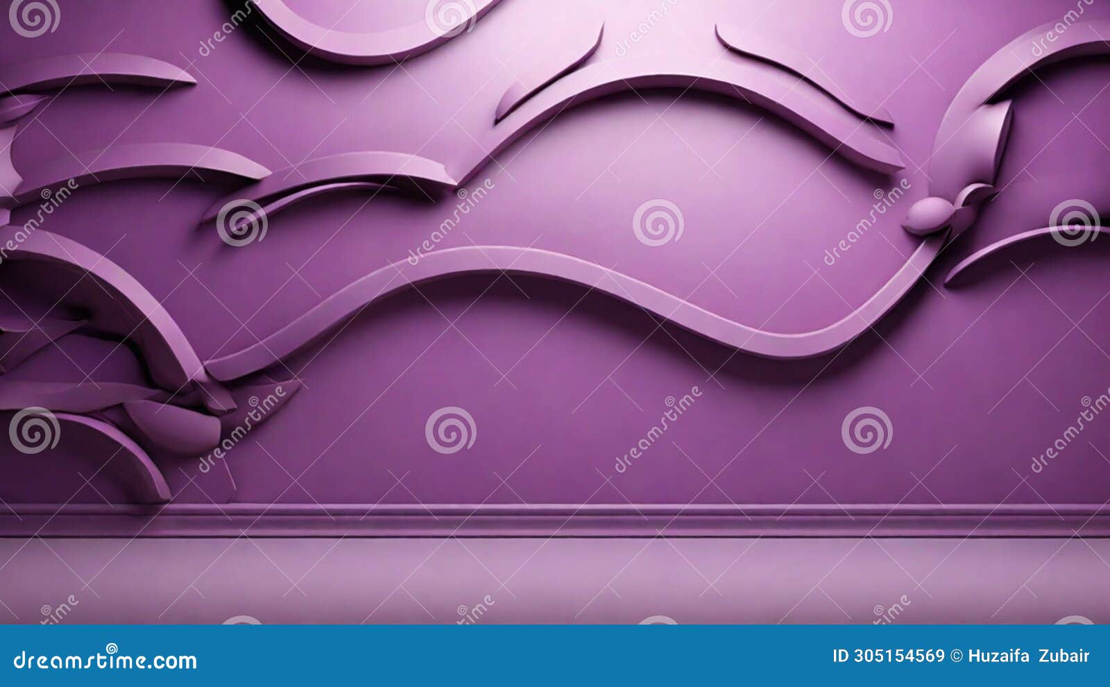 violet twilight: a mystical wall  against a twilight violet background, infusing the space with magic, mystery, and ethereal