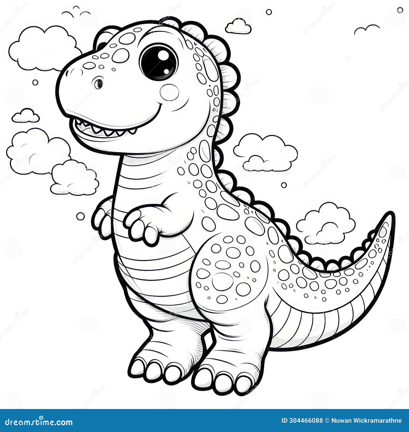 Prehistoric Playtime: Dive Into 3D Coloring With A Playful Baby