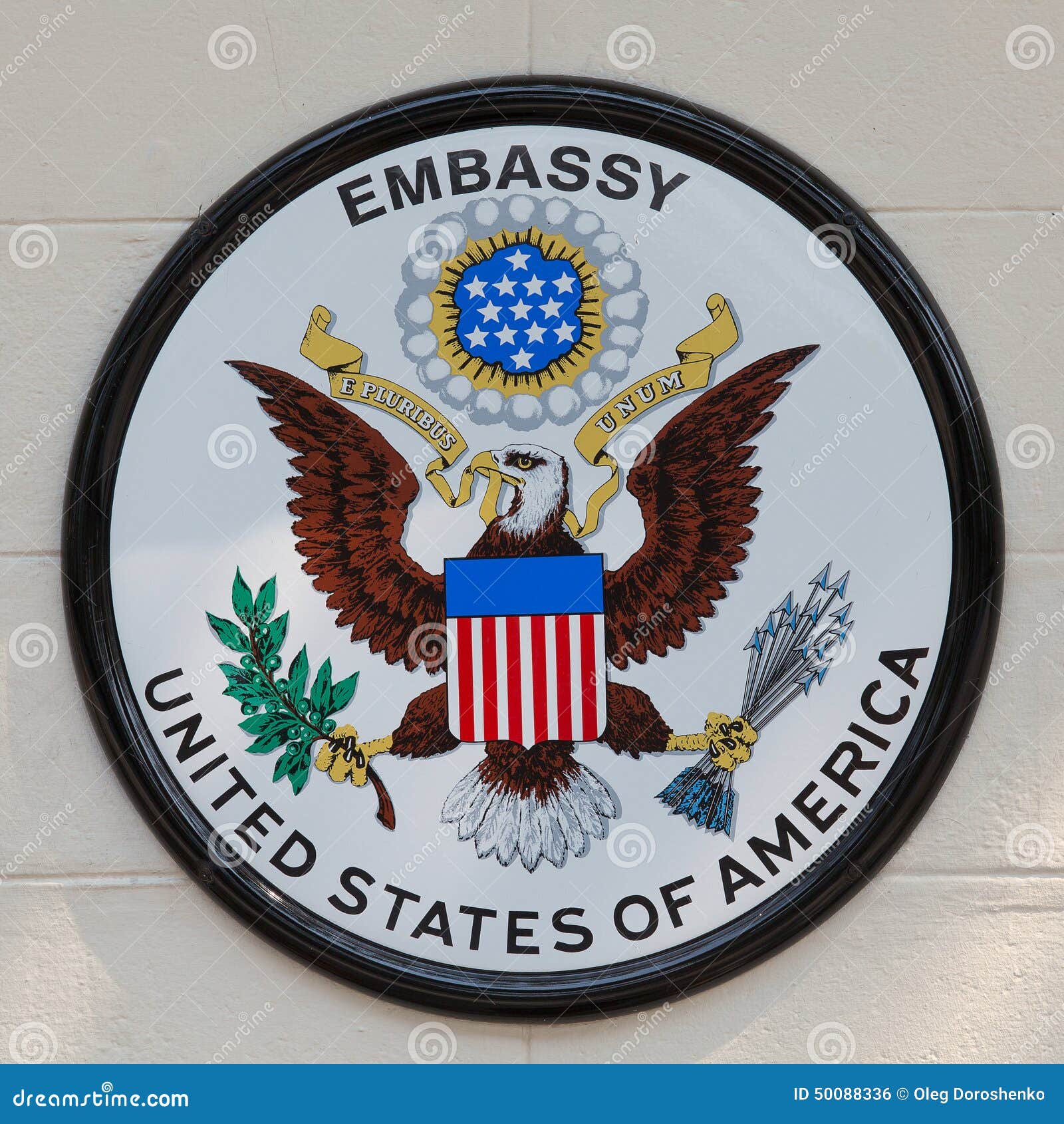 Embassy Of United States Of America Board Editorial Photo ...