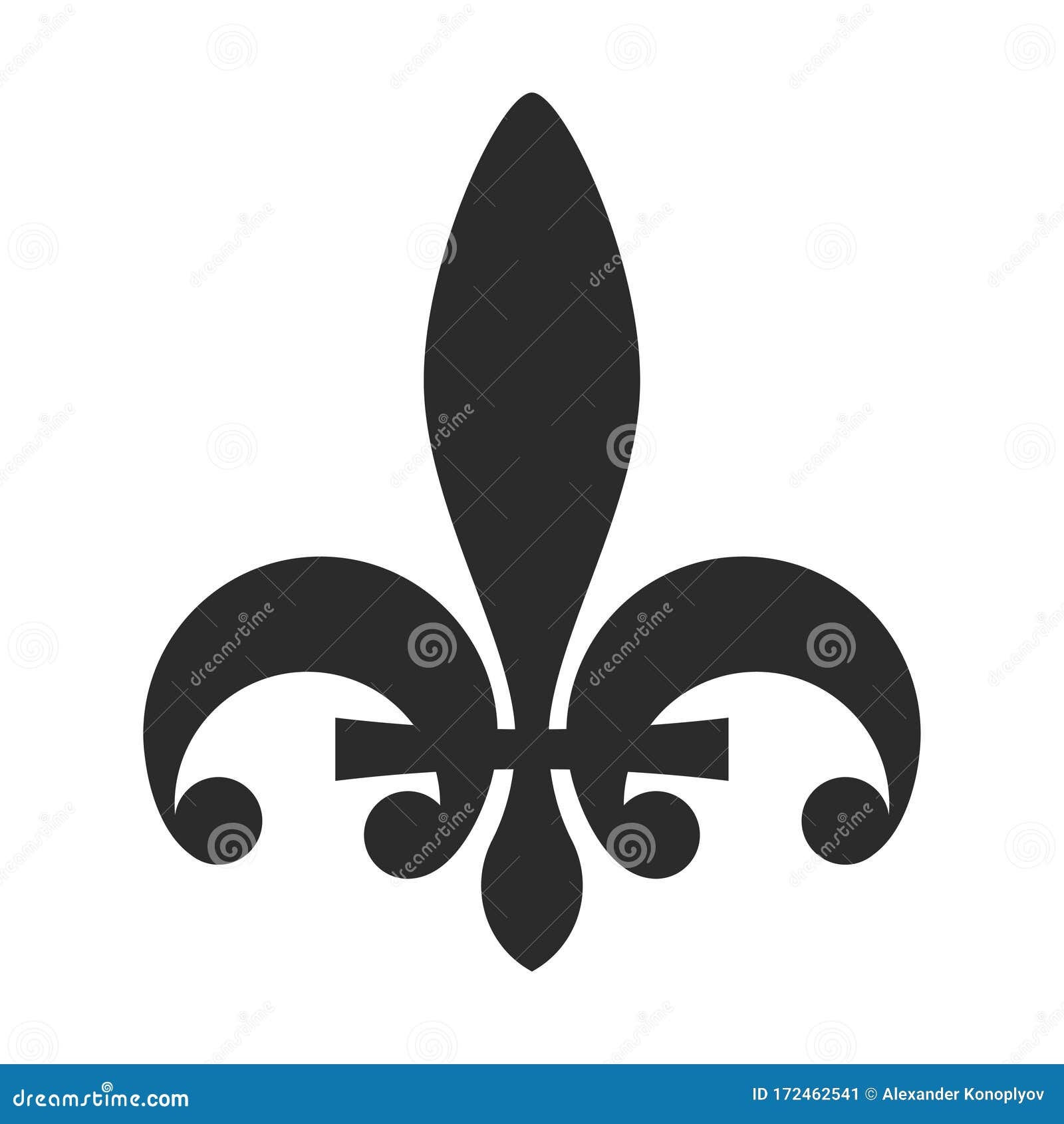 Emblème Héraldique De Décoration D'icône Noir De Symbole De Fleur De Lys  Illustration de Vecteur - Illustration du insignes, descripteur: 172462541