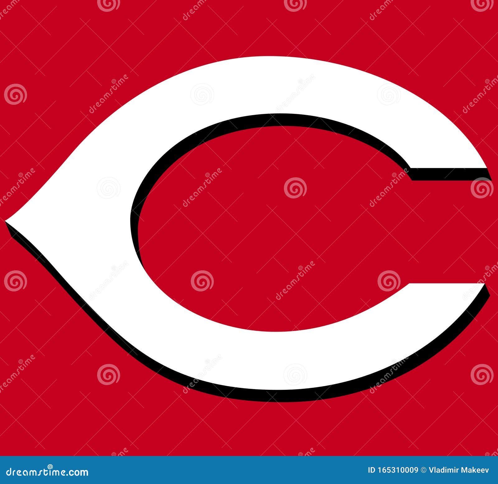 The Emblem of the Baseball Club Cincinnati Reds. USA Editorial Stock Image  - Illustration of ohio, america: 165310009