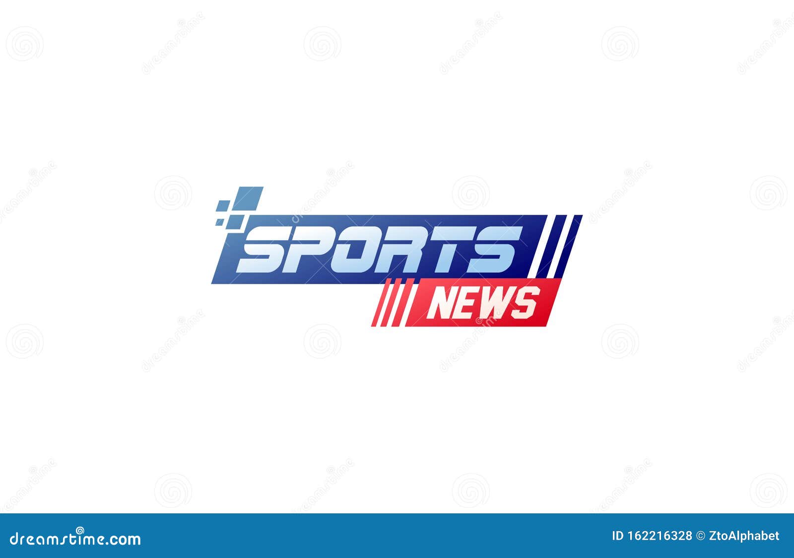 Sports Game News Logo stock vector. Illustration of ...
