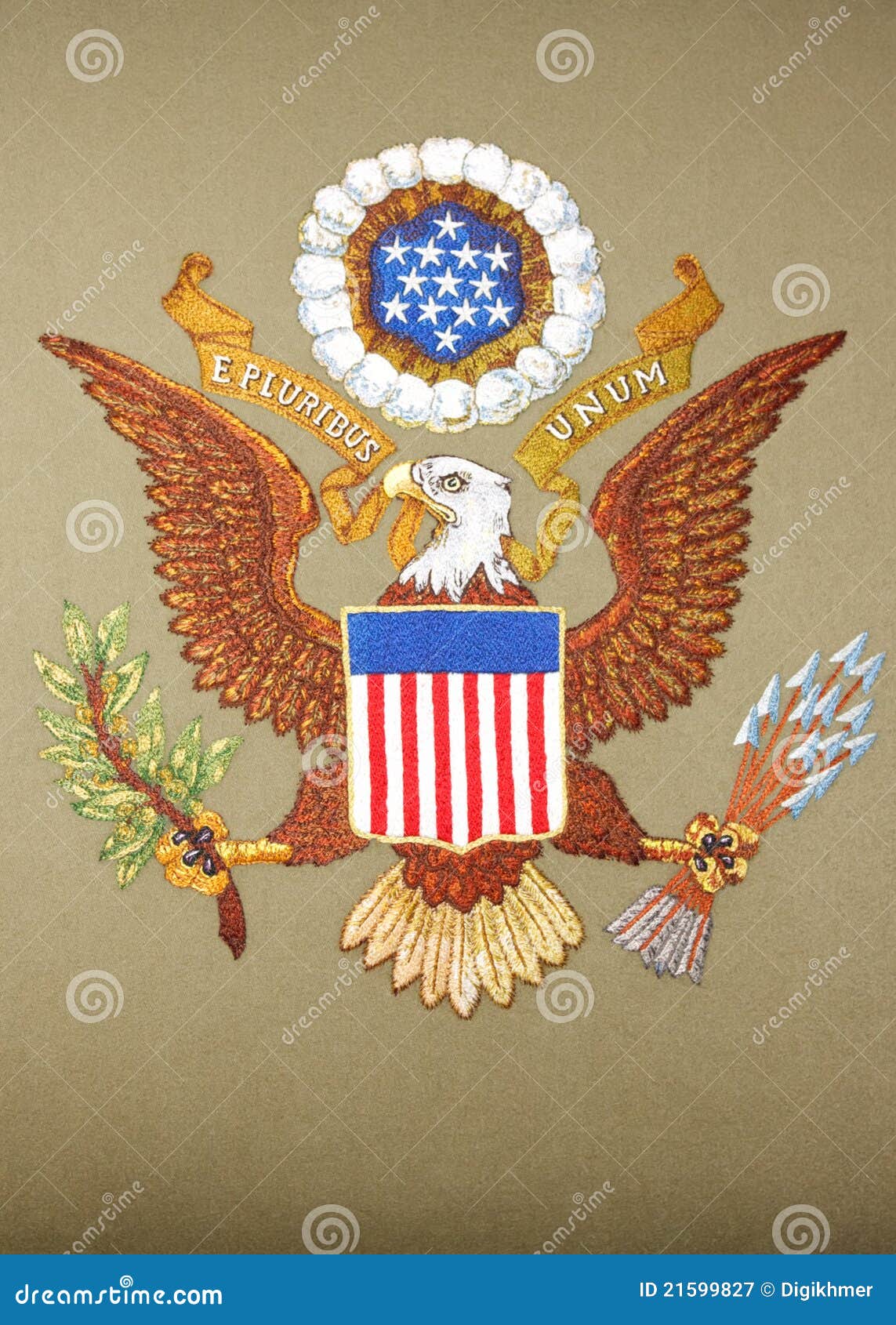Emblema De Estados Unidos Da América Imagem de Stock - Imagem de