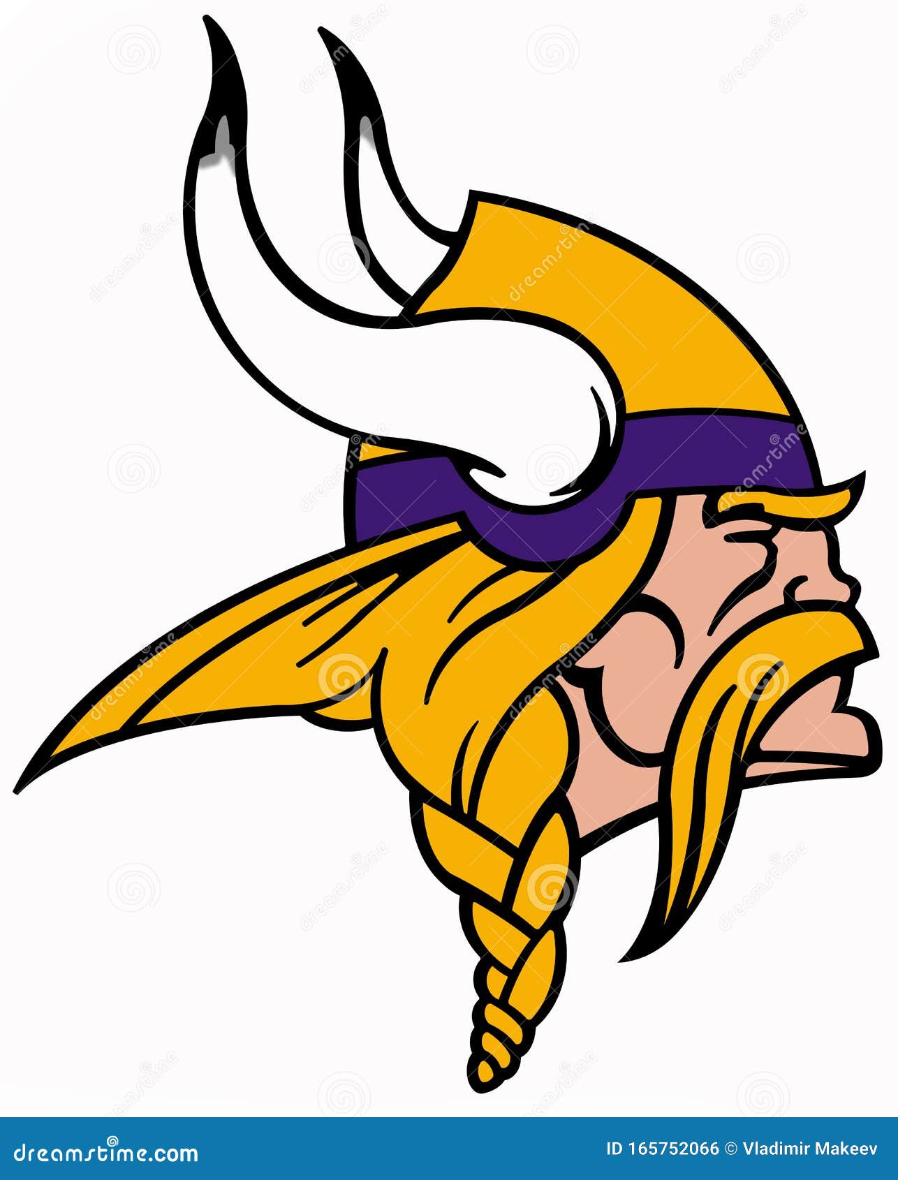 Emblema Del Club De Fútbol Minnesota Vikings . Foto editorial -  Ilustración de naturalizado, americano: 165752066